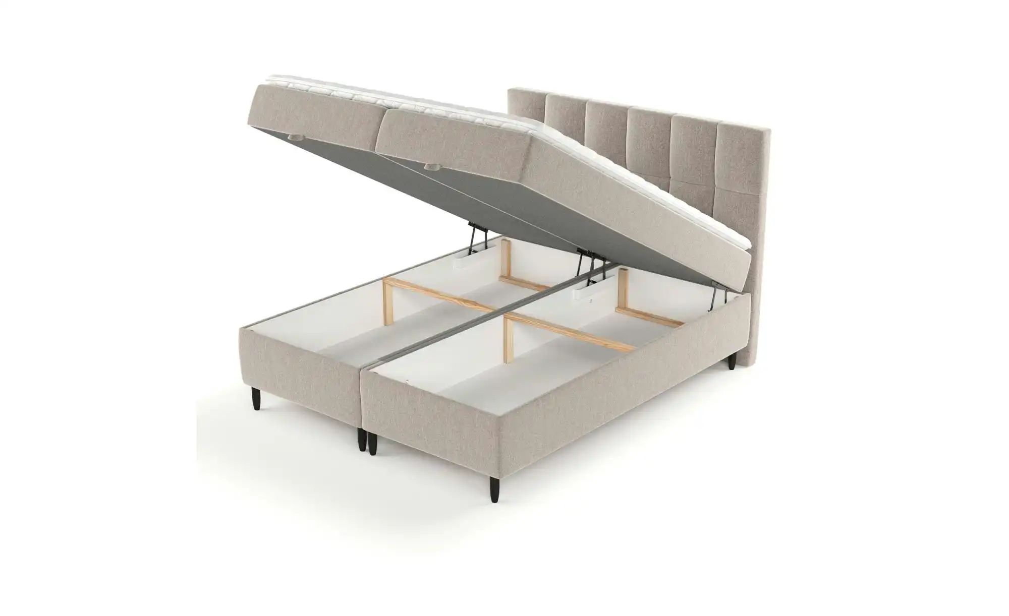 Boxspringbett mit Stauraum   ¦ braun ¦ Maße (cm): B: 202 H: 125 Betten > Ko günstig online kaufen