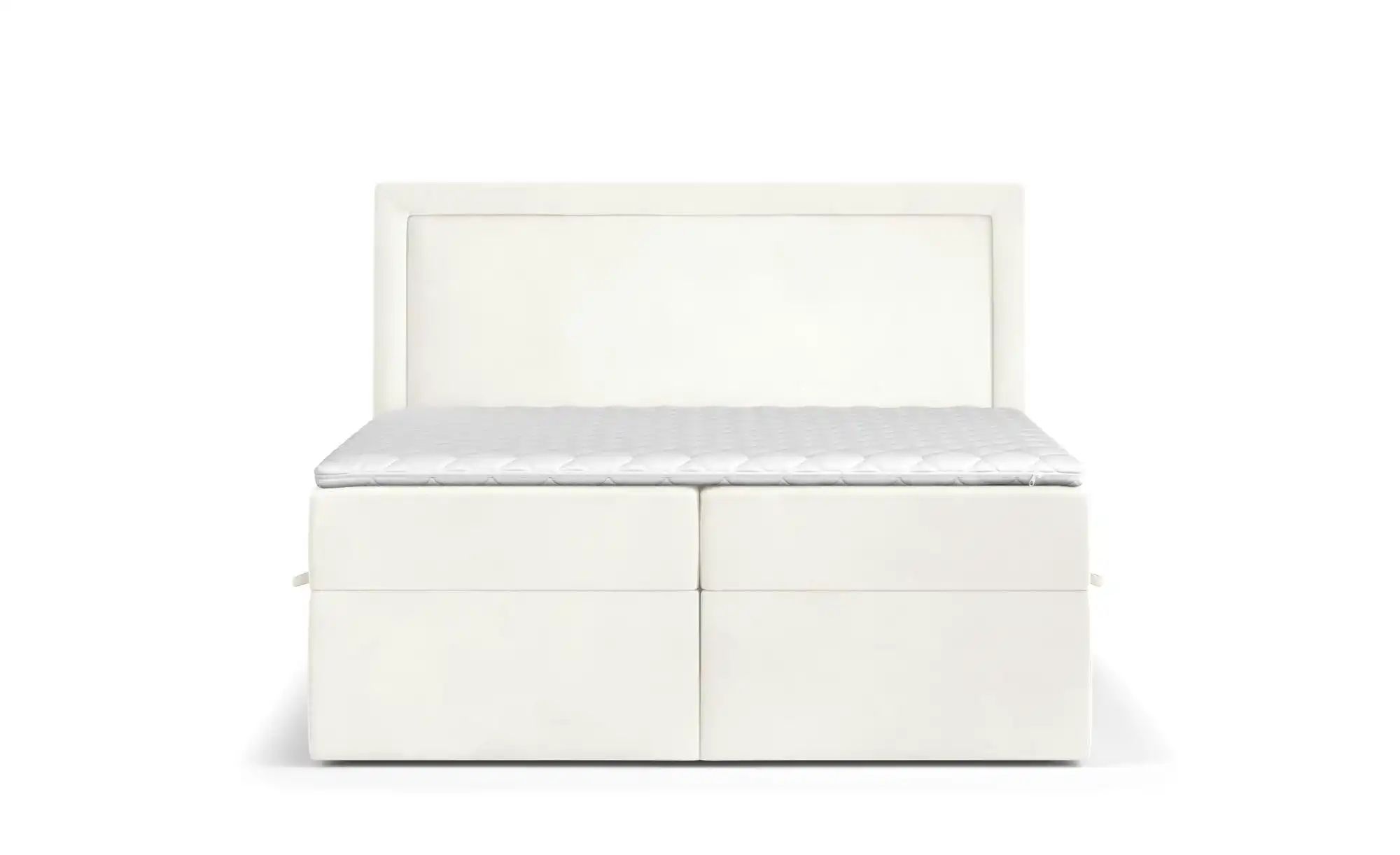 Boxspringbett mit Stauraum   ¦ creme ¦ Maße (cm): B: 142 H: 120 Betten > Ko günstig online kaufen