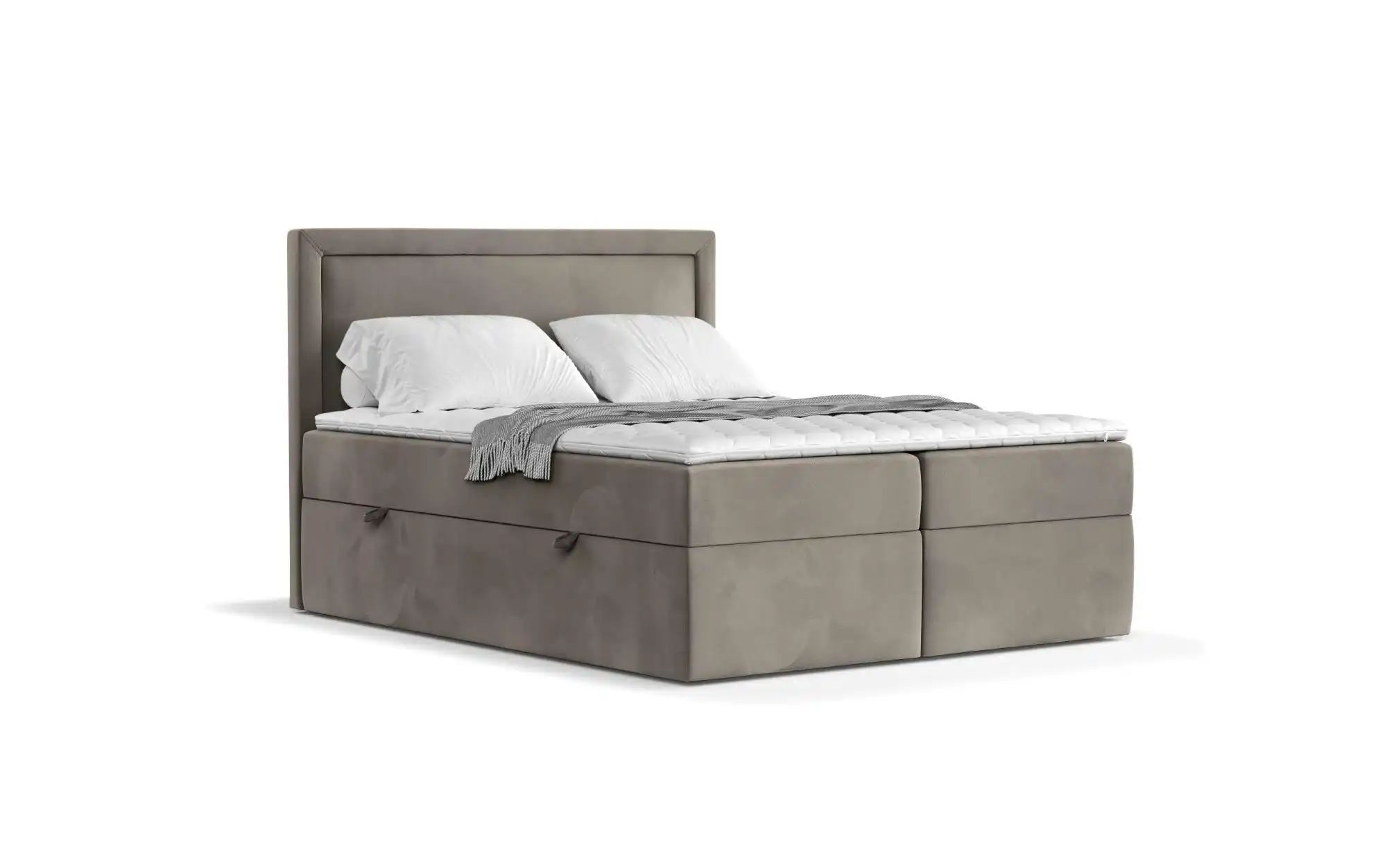 Boxspringbett mit Stauraum   ¦ braun ¦ Maße (cm): B: 202 H: 120 Betten > Ko günstig online kaufen