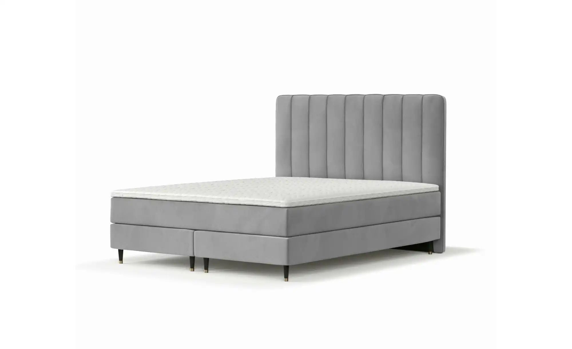Boxspringbett   ¦ grau ¦ Maße (cm): B: 142 H: 120 Betten > Komfortbetten - günstig online kaufen