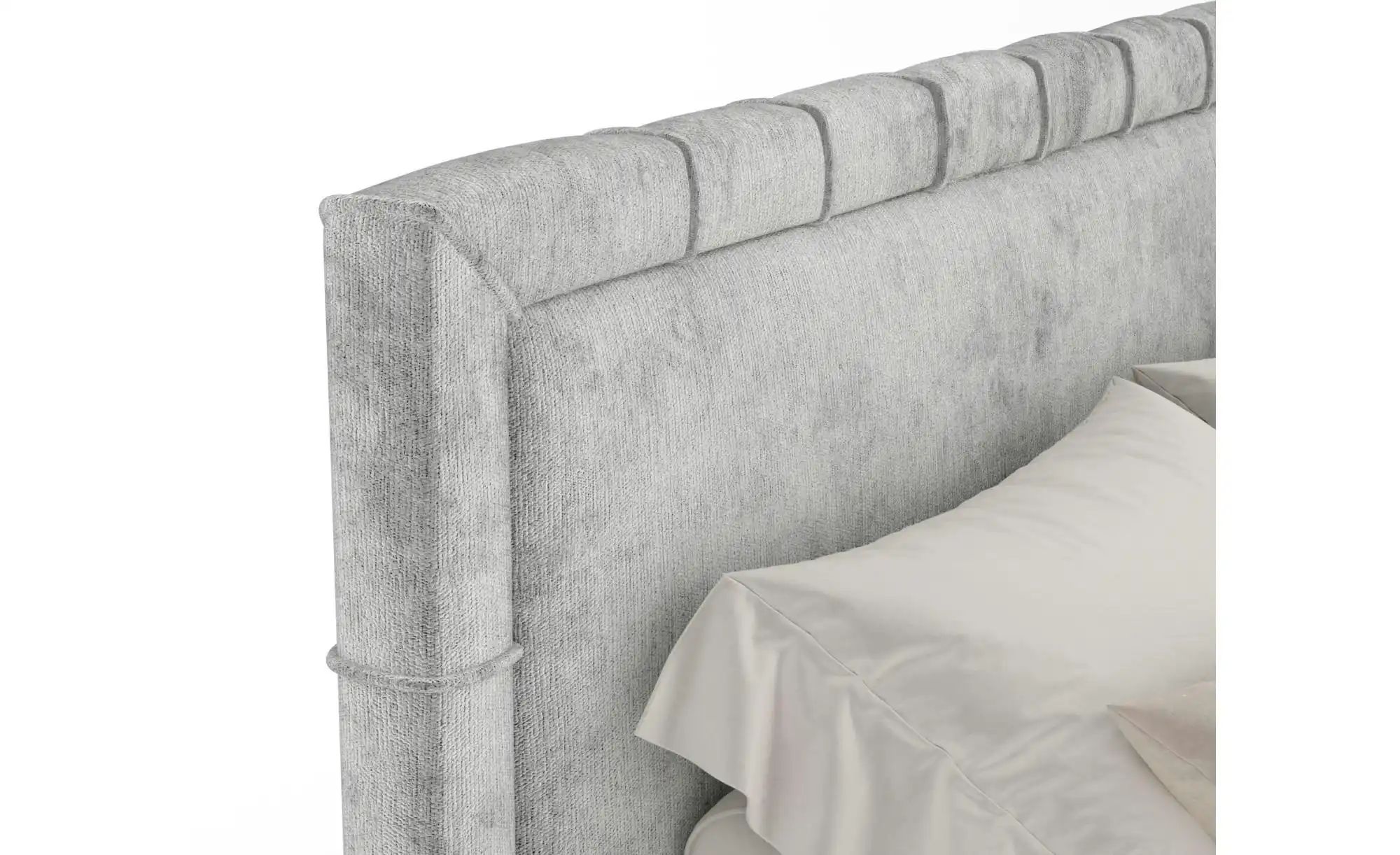 Boxspringbett mit Stauraum   ¦ grau ¦ Maße (cm): B: 187 H: 123 Betten > Kom günstig online kaufen