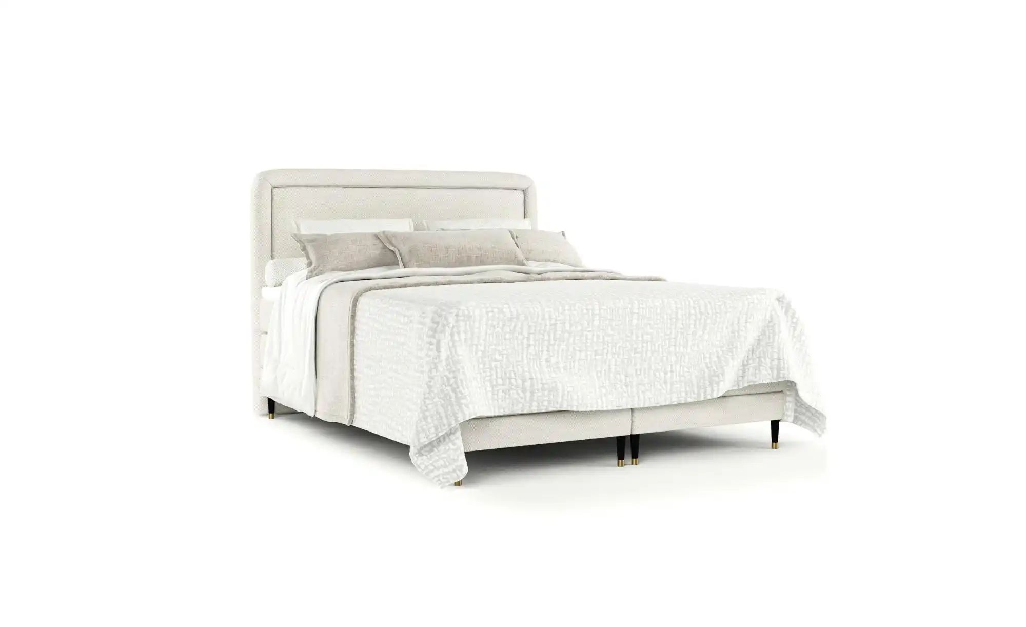 Boxspringbett   ¦ creme ¦ Maße (cm): B: 183 H: 122 Betten > Komfortbetten - günstig online kaufen