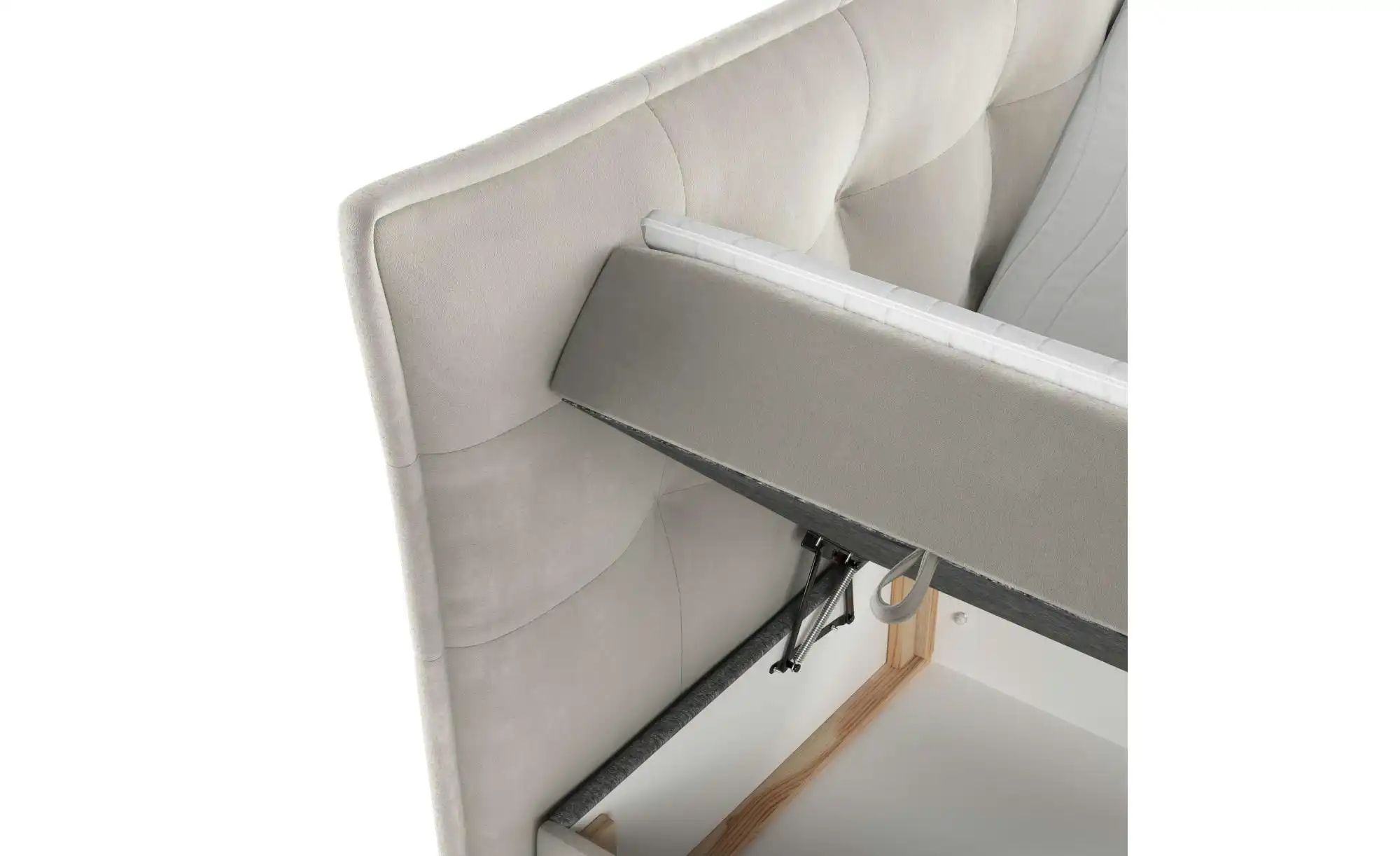 Boxspringbett mit Stauraum   ¦ beige ¦ Maße (cm): B: 173 H: 130 Betten > Ko günstig online kaufen
