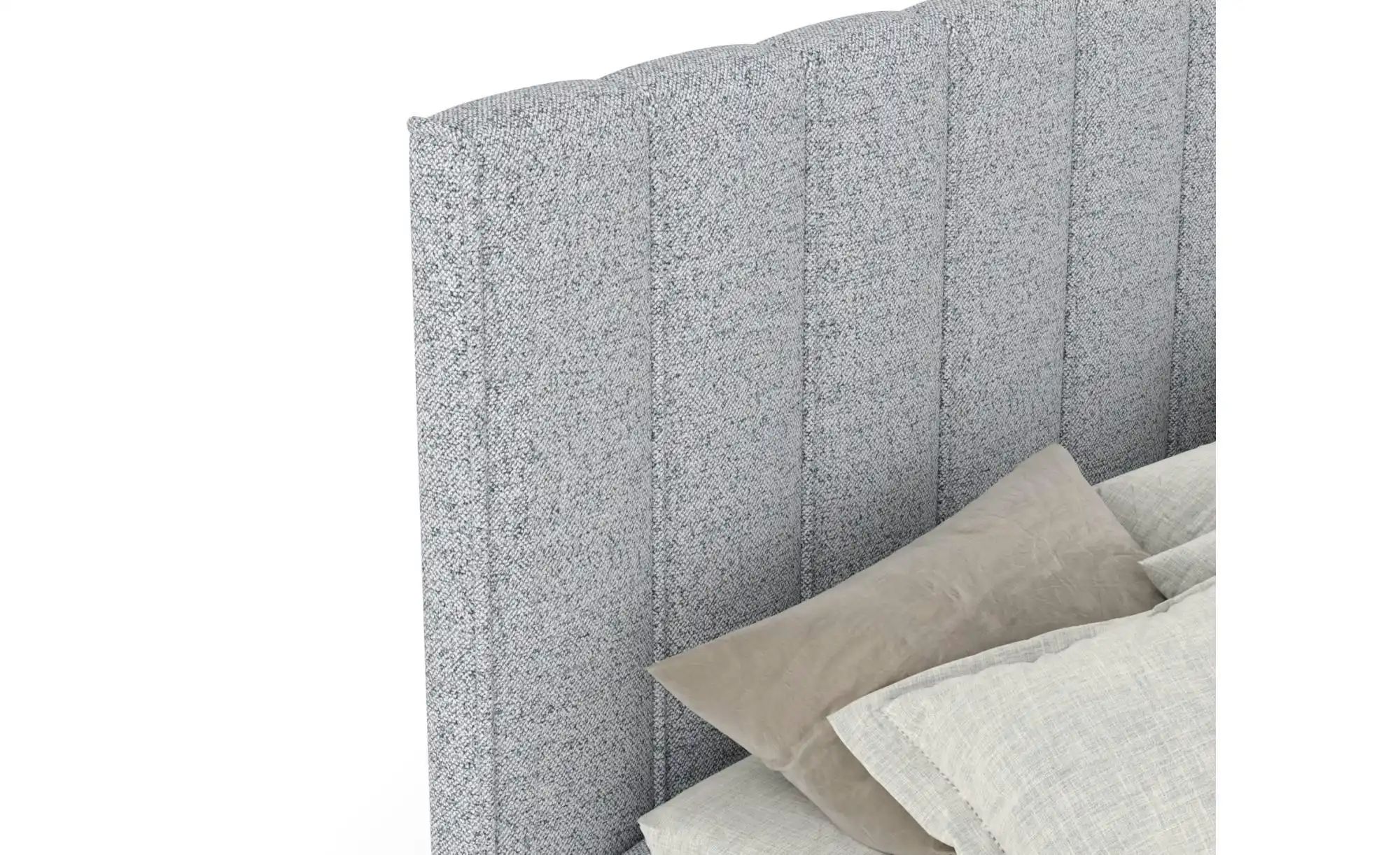 Boxspringbett mit Stauraum   ¦ grau ¦ Maße (cm): B: 165 H: 124 Betten > Kom günstig online kaufen
