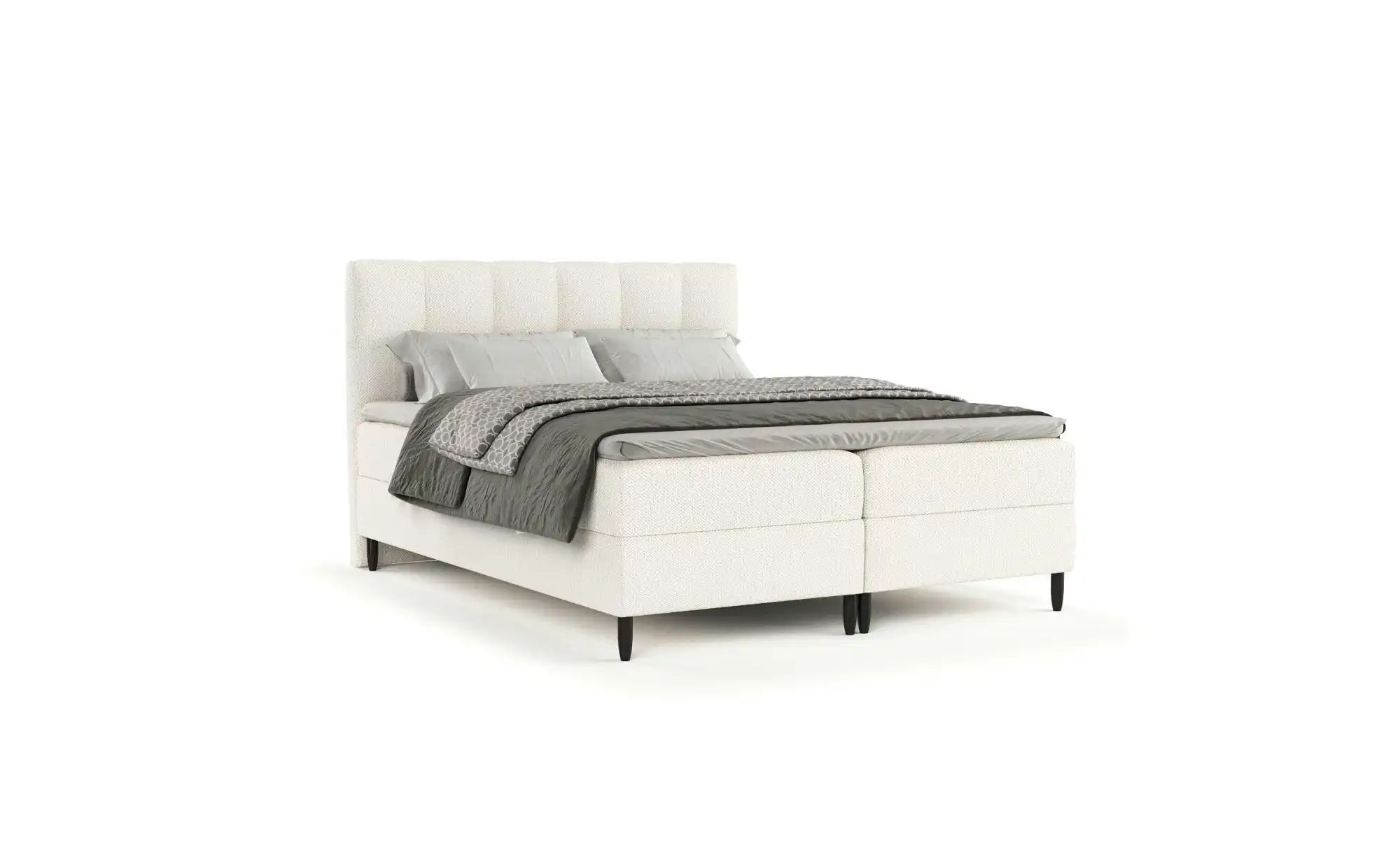 Boxspringbett mit Stauraum   ¦ creme ¦ Maße (cm): B: 182 H: 110 Betten > Ko günstig online kaufen