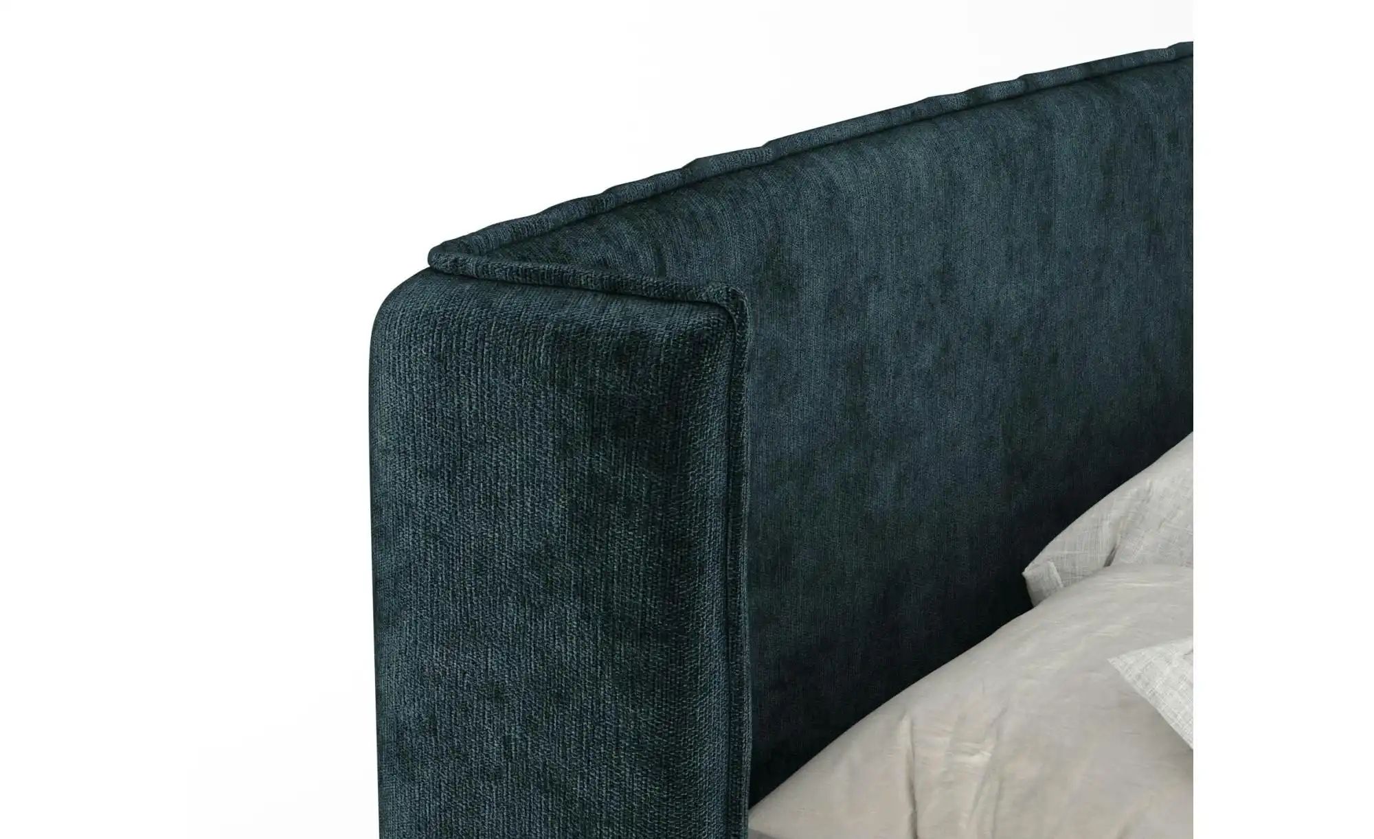 Boxspringbett mit Stauraum   ¦ grün ¦ Maße (cm): B: 158 H: 117 Betten > Kom günstig online kaufen