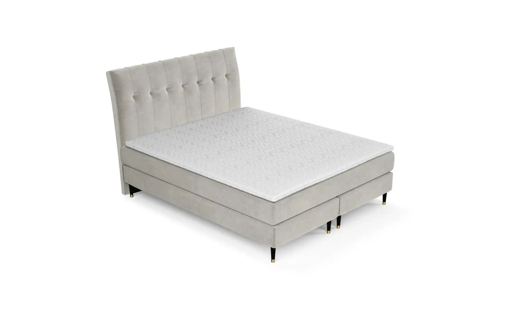Boxspringbett   ¦ beige ¦ Maße (cm): B: 162 H: 120 Betten > Komfortbetten - günstig online kaufen