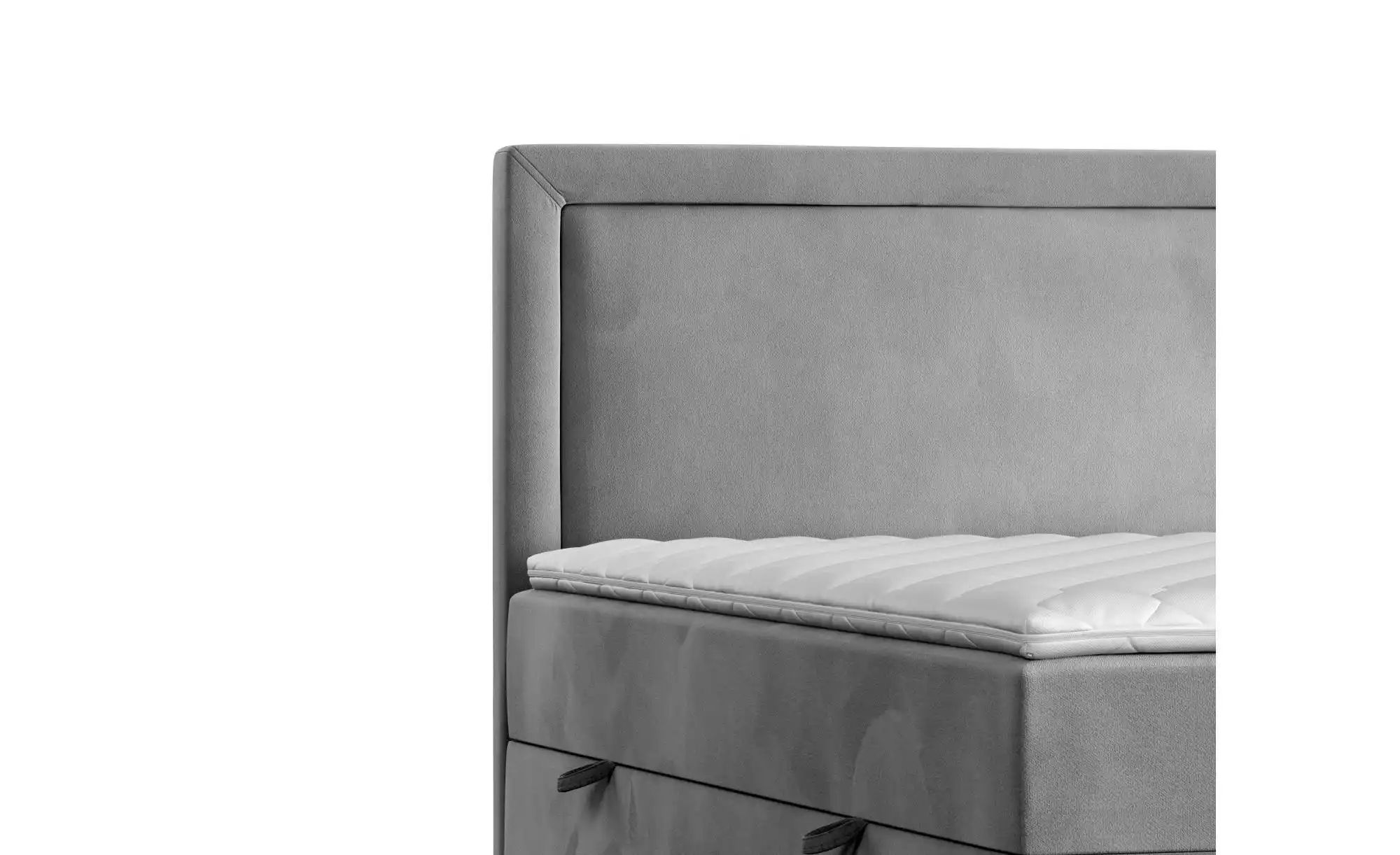 Boxspringbett mit Stauraum   ¦ grau ¦ Maße (cm): B: 122 H: 120 Betten > Kom günstig online kaufen