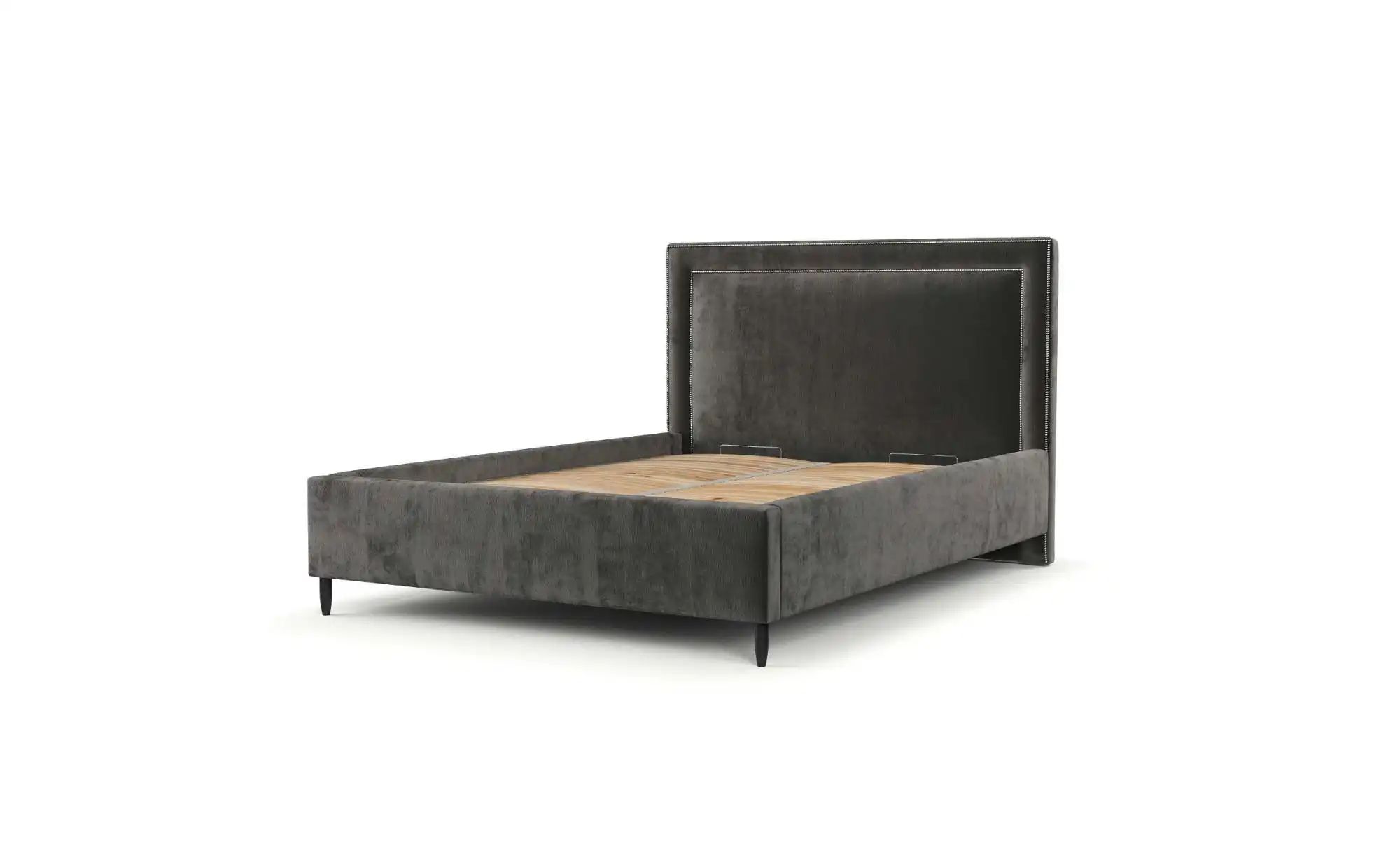 Polsterbett   ¦ grau ¦ Maße (cm): B: 198 H: 120 Betten > Polsterbetten - Hö günstig online kaufen
