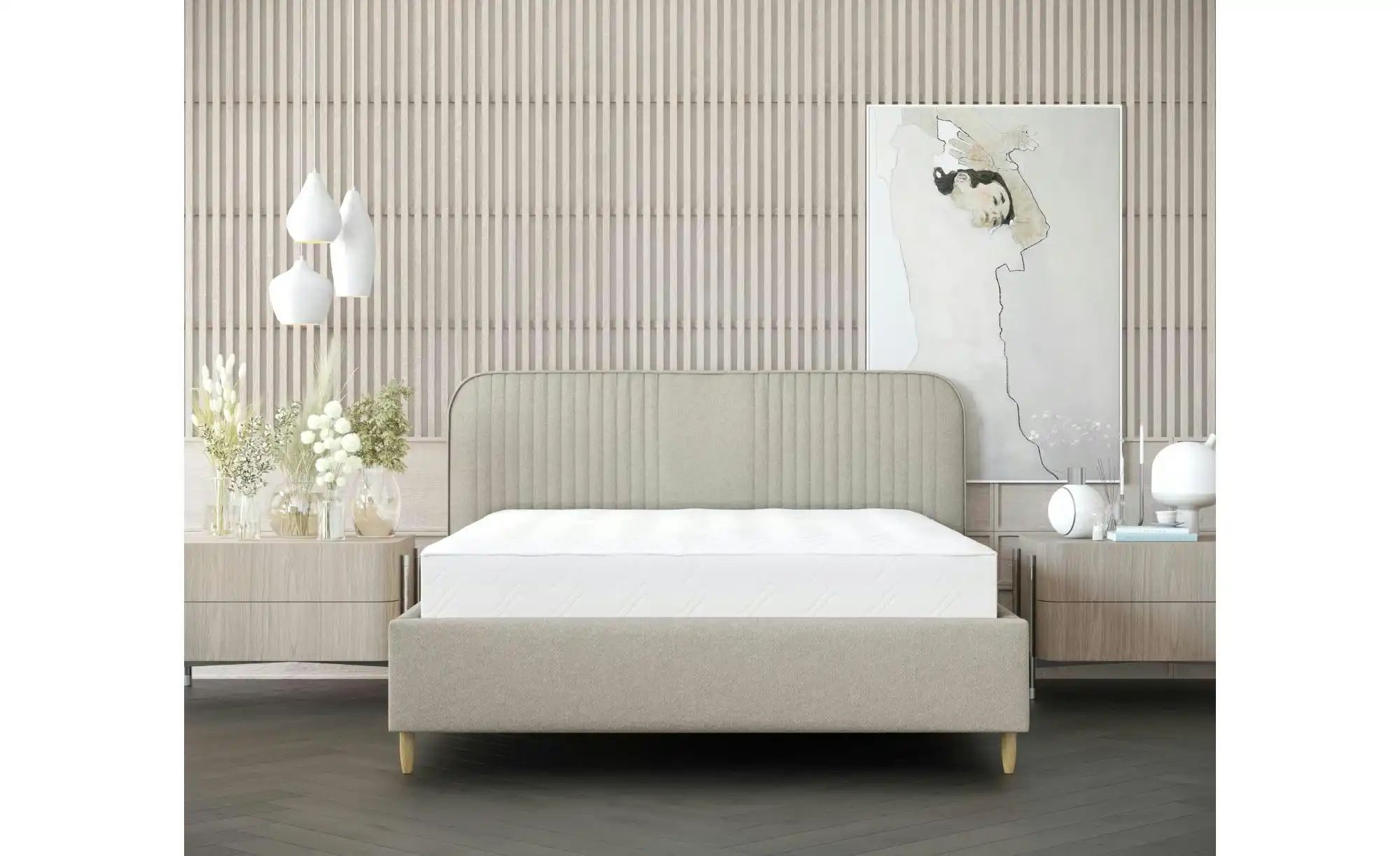 Thumbnail - Polsterbett mit Stauraum Livy ¦ beige ¦ Maße (cm): B: 211 H: 116 Betten > Polsterbetten - Höffner