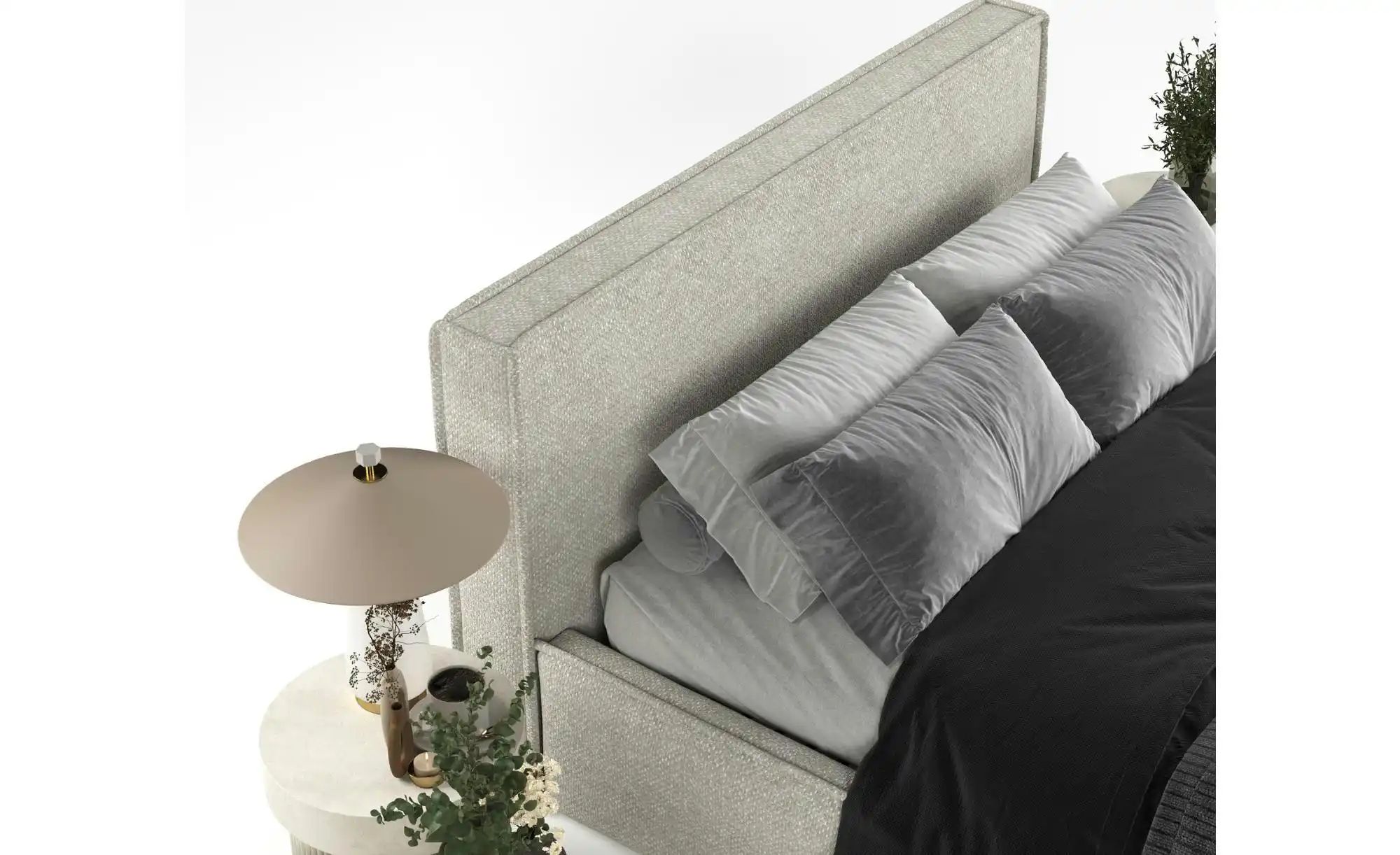Polsterbett   ¦ beige ¦ Maße (cm): B: 142 H: 102 Betten > Polsterbetten - H günstig online kaufen