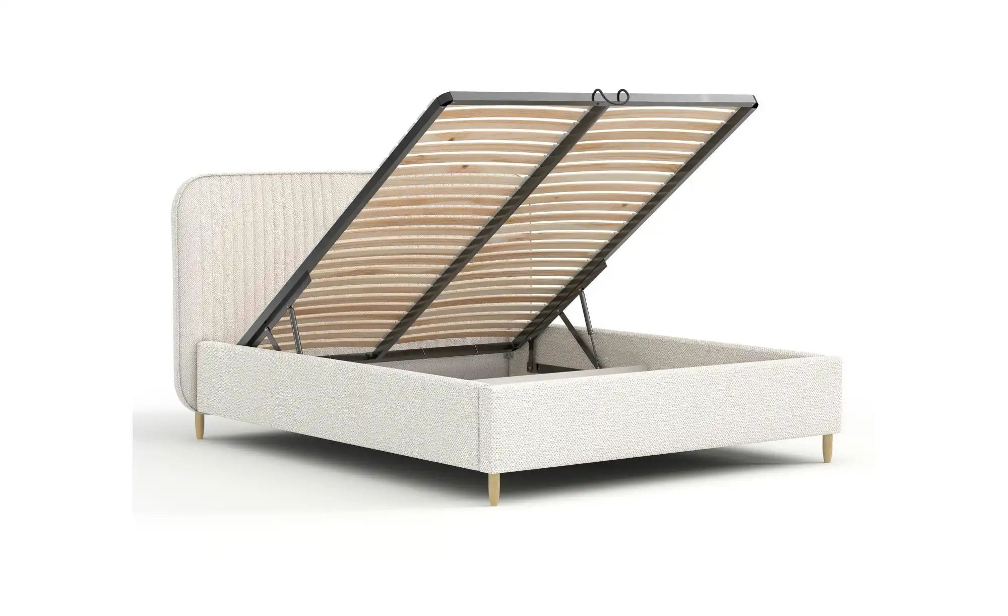 Polsterbett   ¦ creme ¦ Maße (cm): B: 211 H: 116 Betten > Polsterbetten - H günstig online kaufen