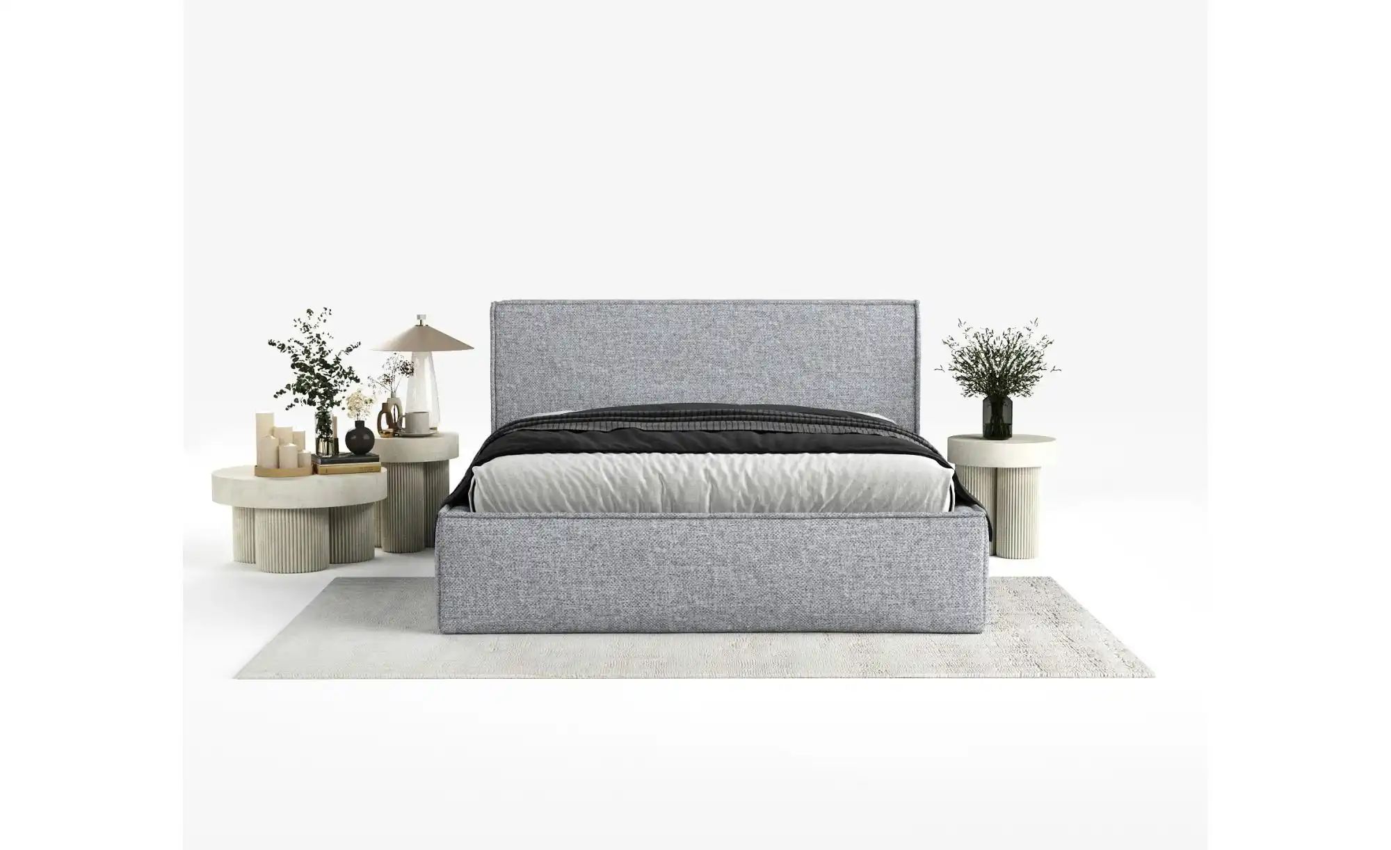 Polsterbett   ¦ grau ¦ Maße (cm): B: 182 H: 102 Betten > Polsterbetten - Hö günstig online kaufen