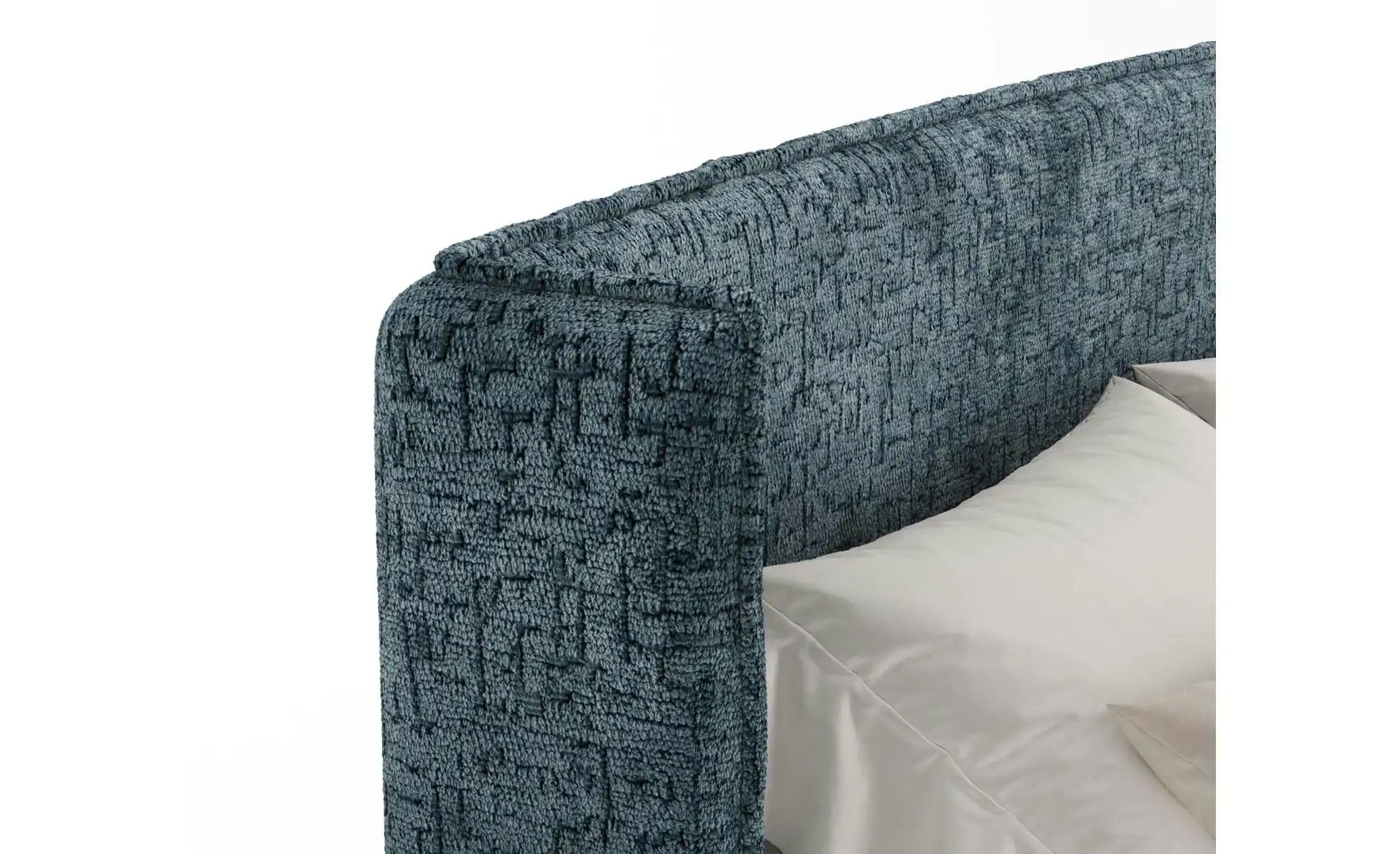 Boxspringbett mit Stauraum   ¦ blau ¦ Maße (cm): B: 178 H: 117 Betten > Kom günstig online kaufen