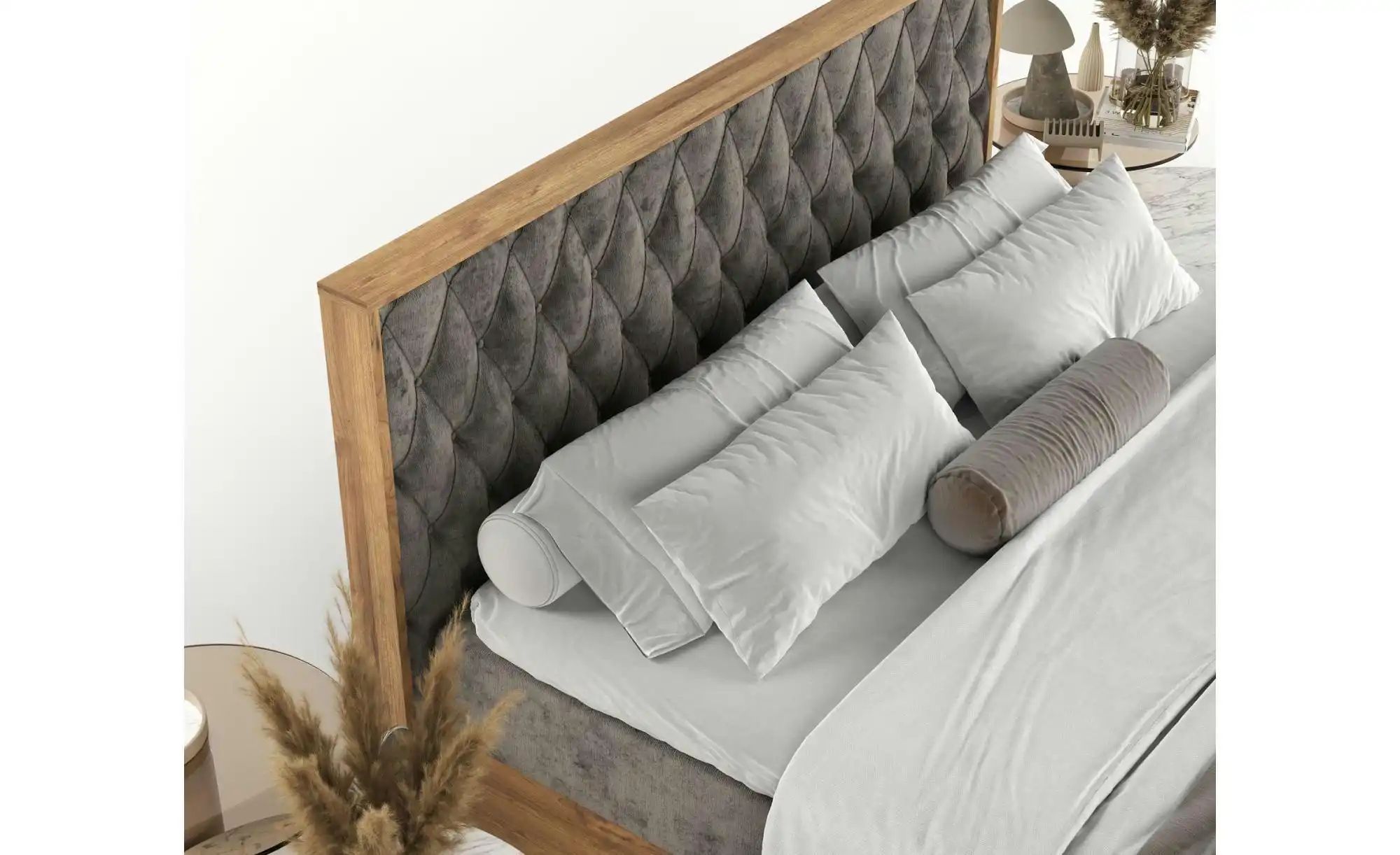 Boxspringbett mit Stauraum   ¦ braun ¦ Maße (cm): B: 149 H: 105 Betten > Ei günstig online kaufen
