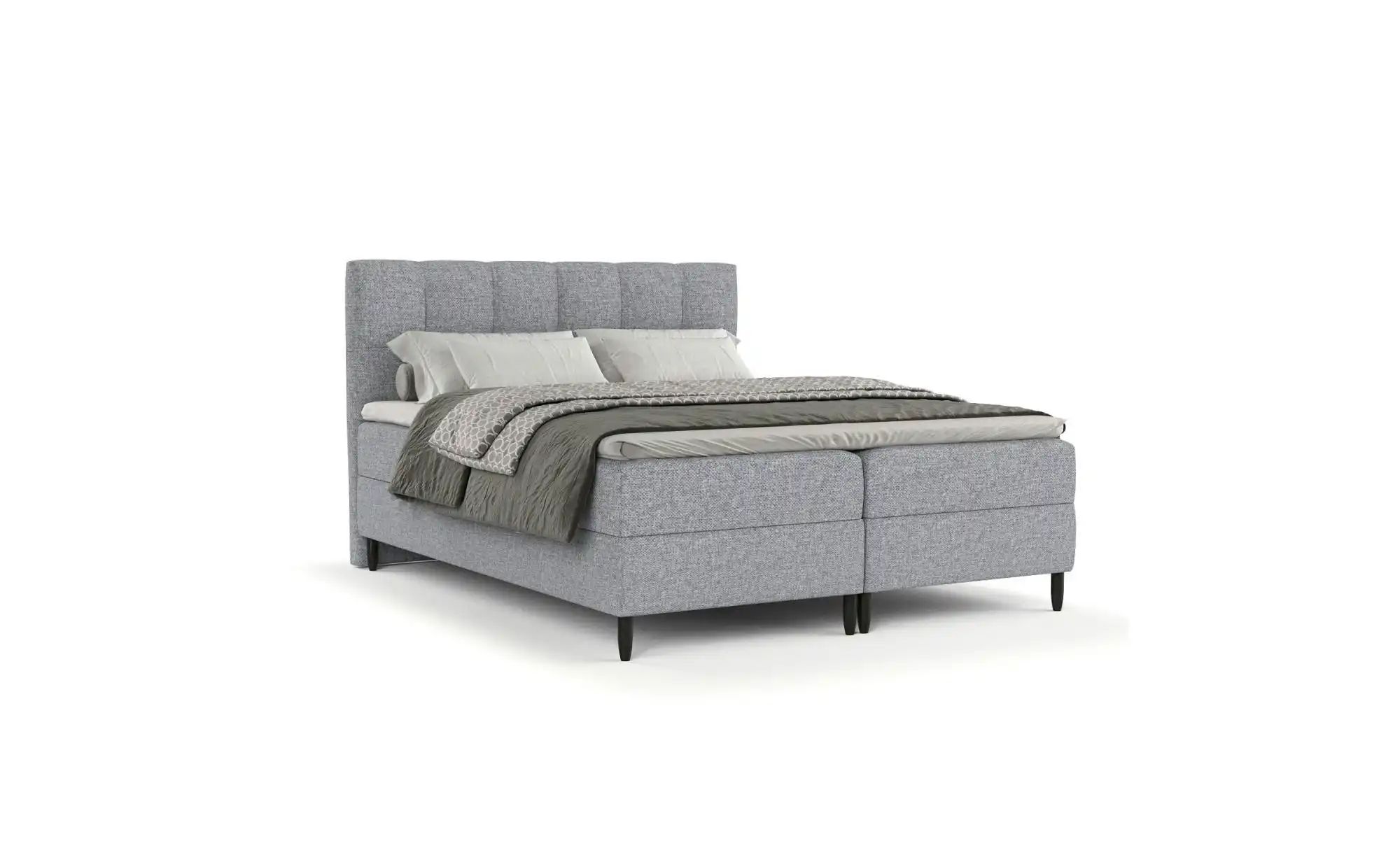 Boxspringbett mit Stauraum   ¦ grau ¦ Maße (cm): B: 202 H: 110 Betten > Kom günstig online kaufen