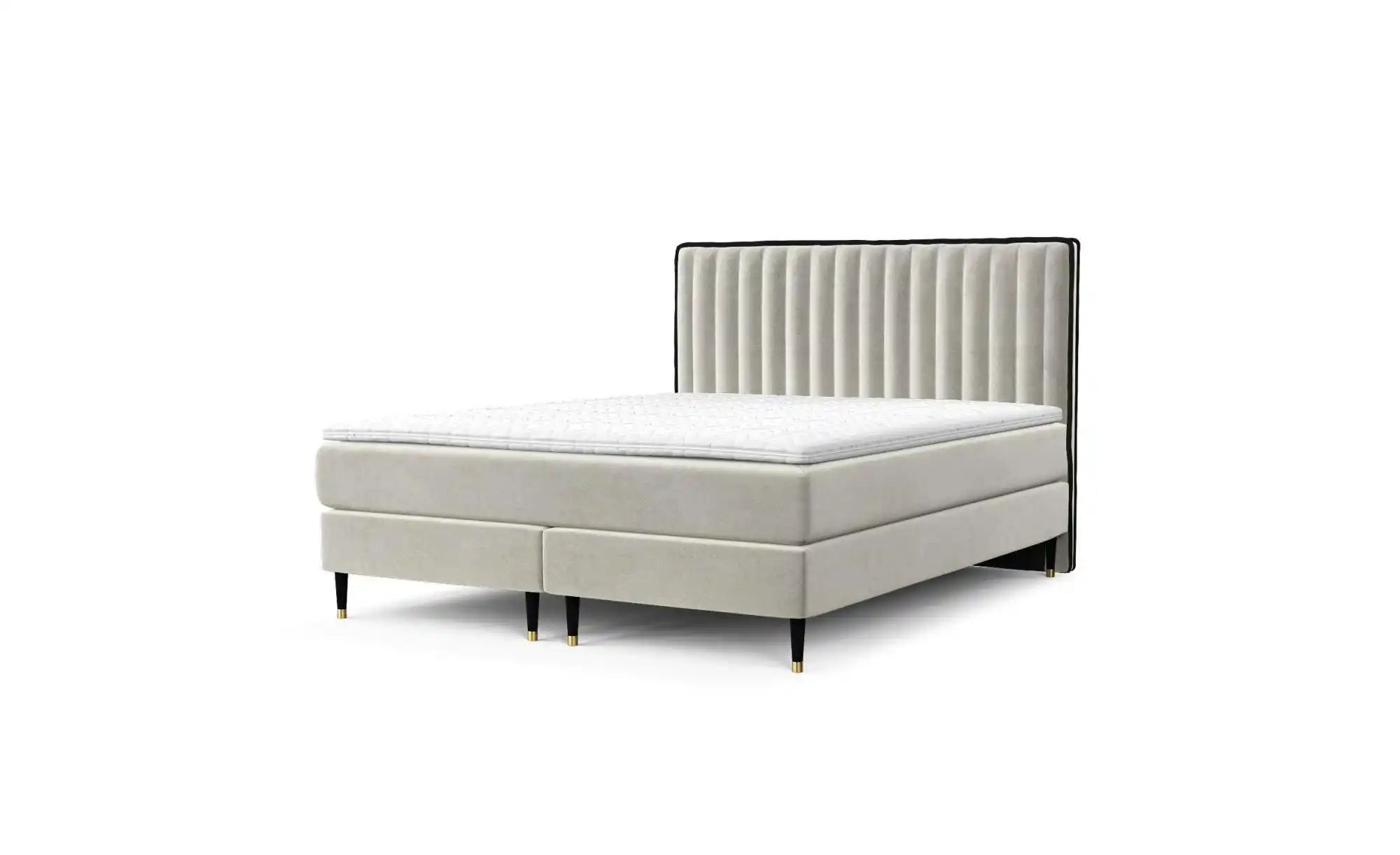 Boxspringbett ¦ beige ¦ Maße (cm): B: 162 H: 120 Betten > Komfortbetten - günstig online kaufen