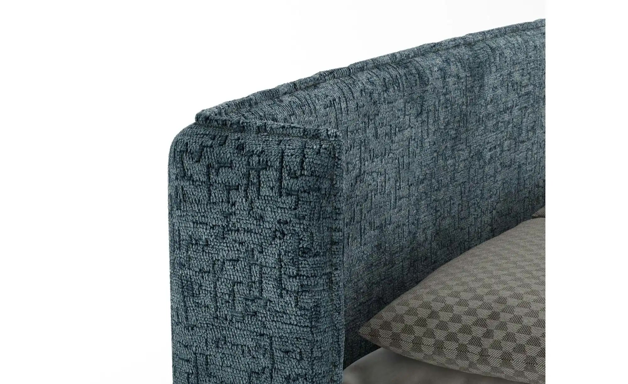 Boxspringbett mit Stauraum   ¦ blau ¦ Maße (cm): B: 198 H: 117 Betten > Kom günstig online kaufen