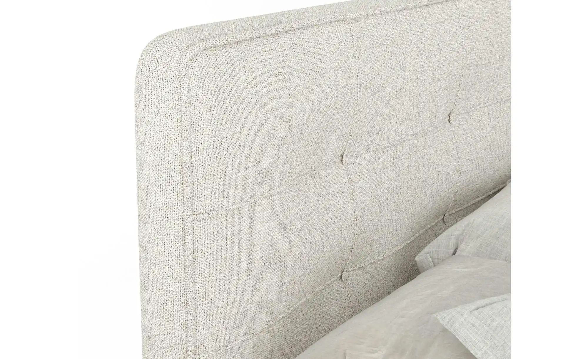 Boxspringbett mit Stauraum   ¦ creme ¦ Maße (cm): B: 124 H: 118 Betten > Ko günstig online kaufen
