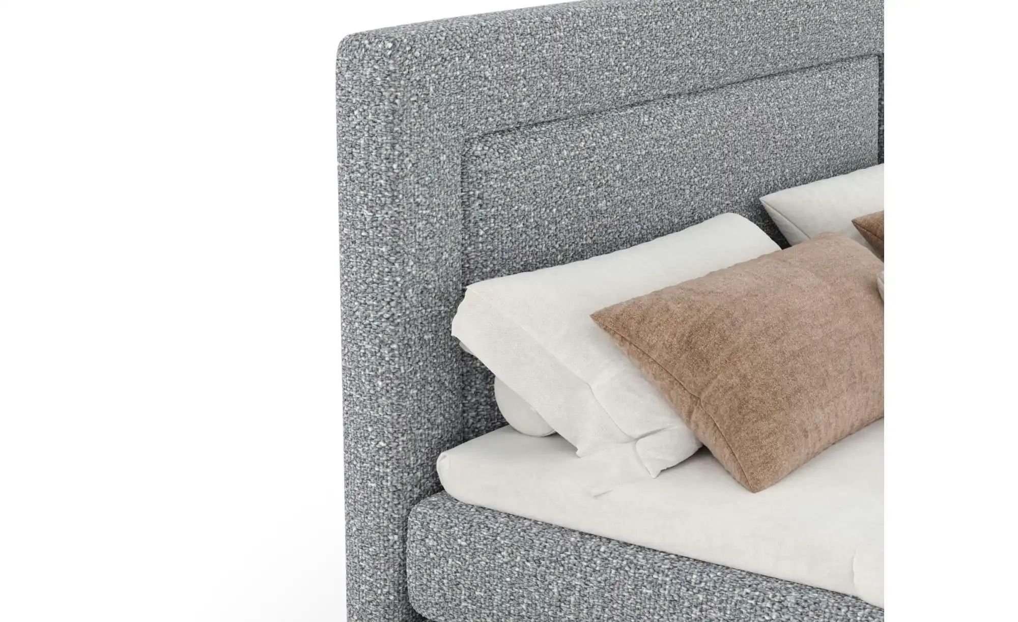 Boxspringbett   ¦ grau ¦ Maße (cm): B: 182 H: 123 Betten > Komfortbetten - günstig online kaufen