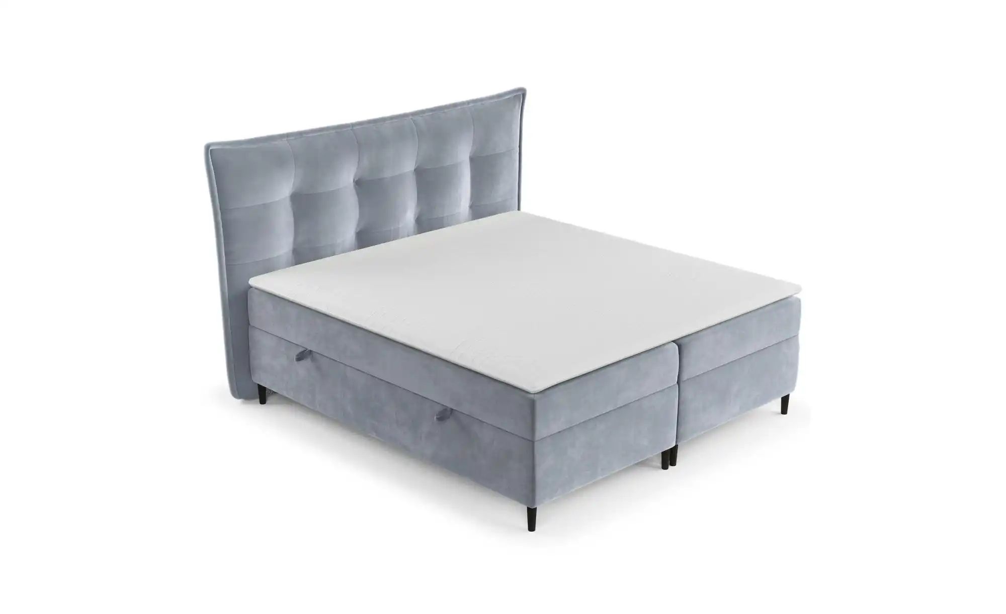 Boxspringbett mit Stauraum   ¦ blau ¦ Maße (cm): B: 173 H: 130 Betten > Kom günstig online kaufen