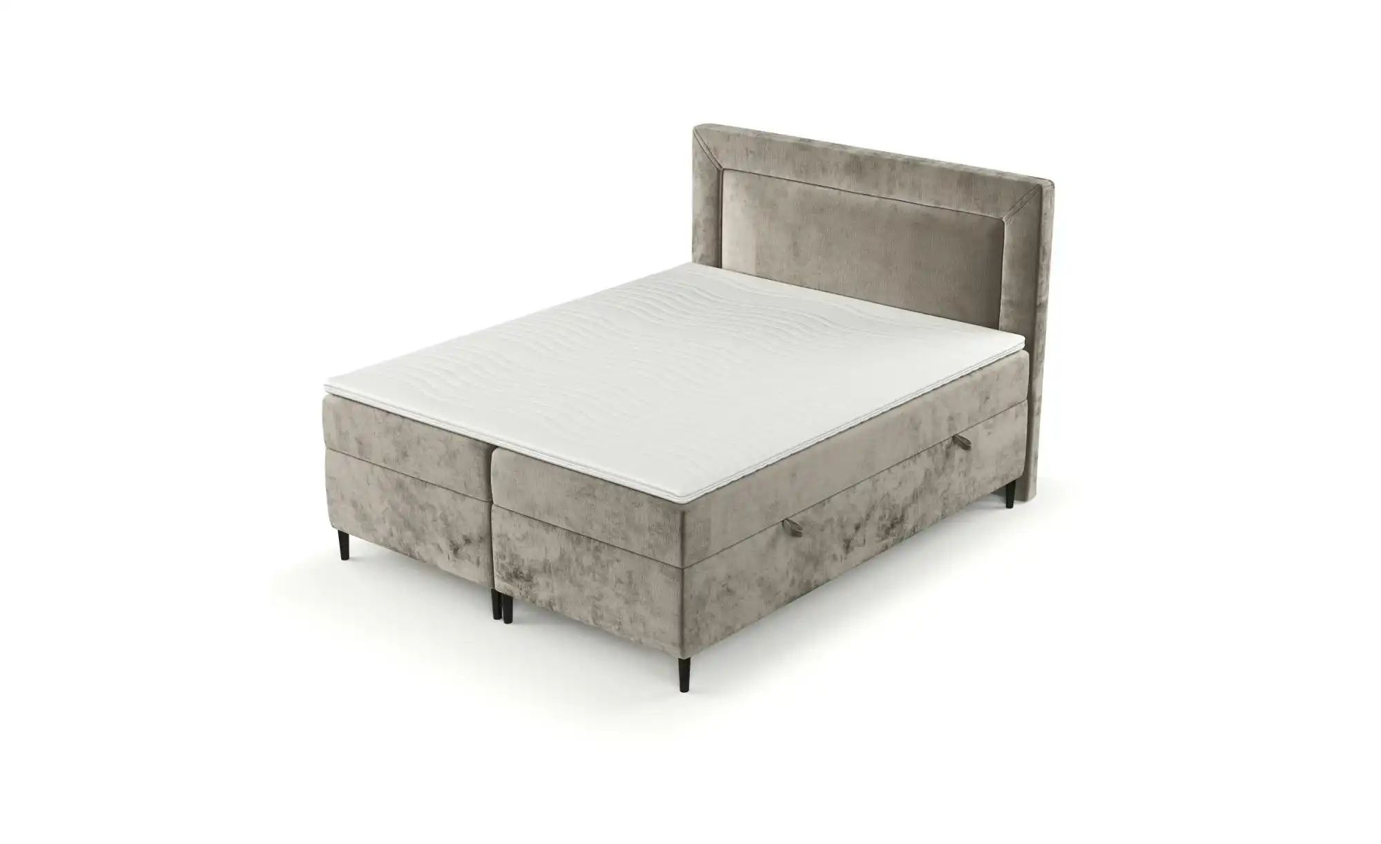 Boxspringbett mit Stauraum   ¦ beige ¦ Maße (cm): B: 142 H: 123 Betten > Ko günstig online kaufen