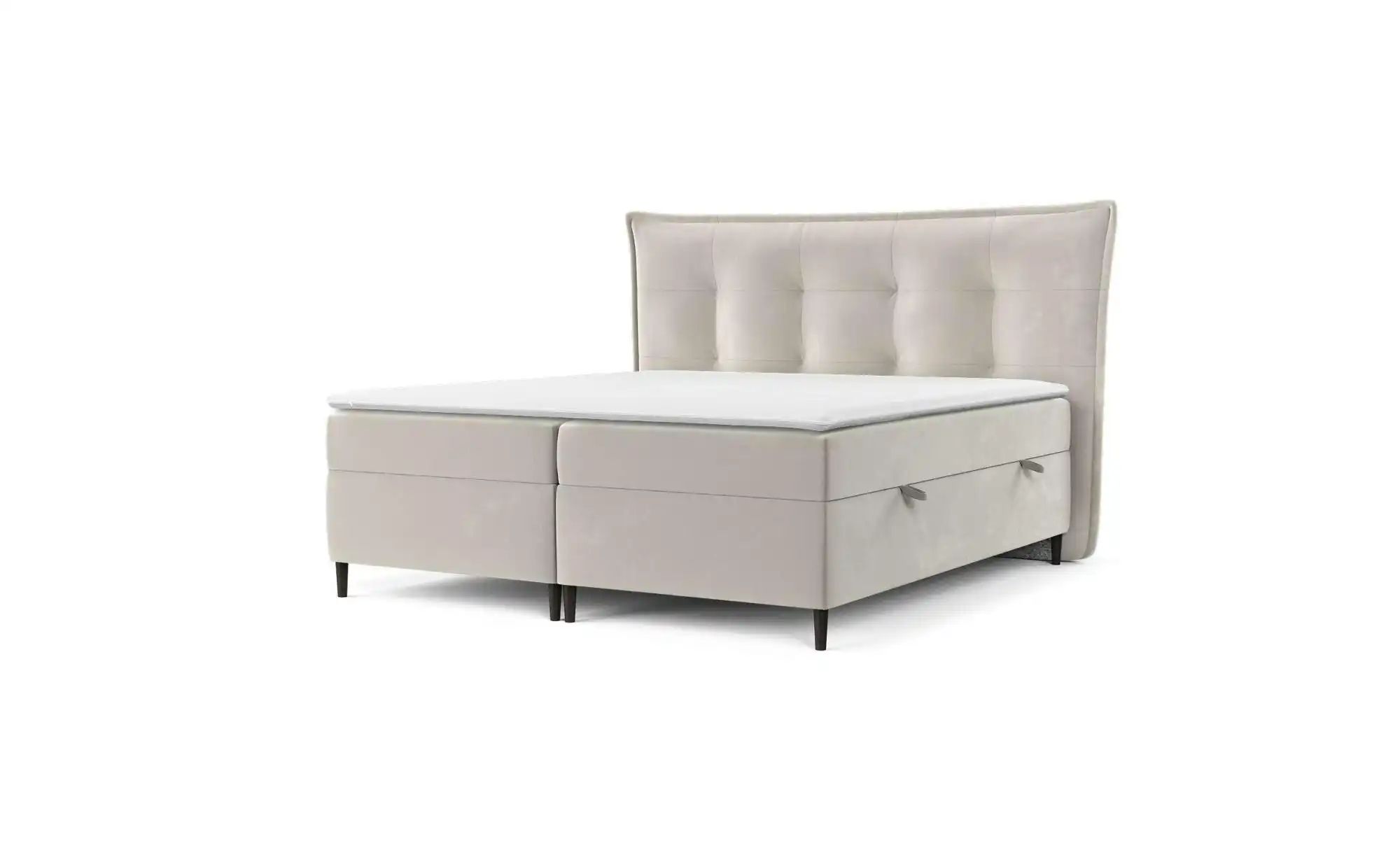 Boxspringbett mit Stauraum   ¦ beige ¦ Maße (cm): B: 213 H: 130 Betten > Ko günstig online kaufen