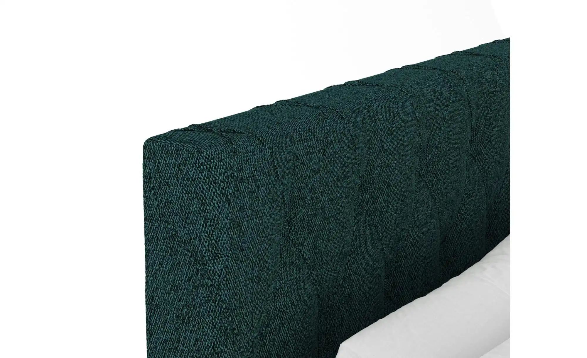 Boxspringbett   ¦ grün ¦ Maße (cm): B: 145 H: 114 Betten > Komfortbetten - günstig online kaufen