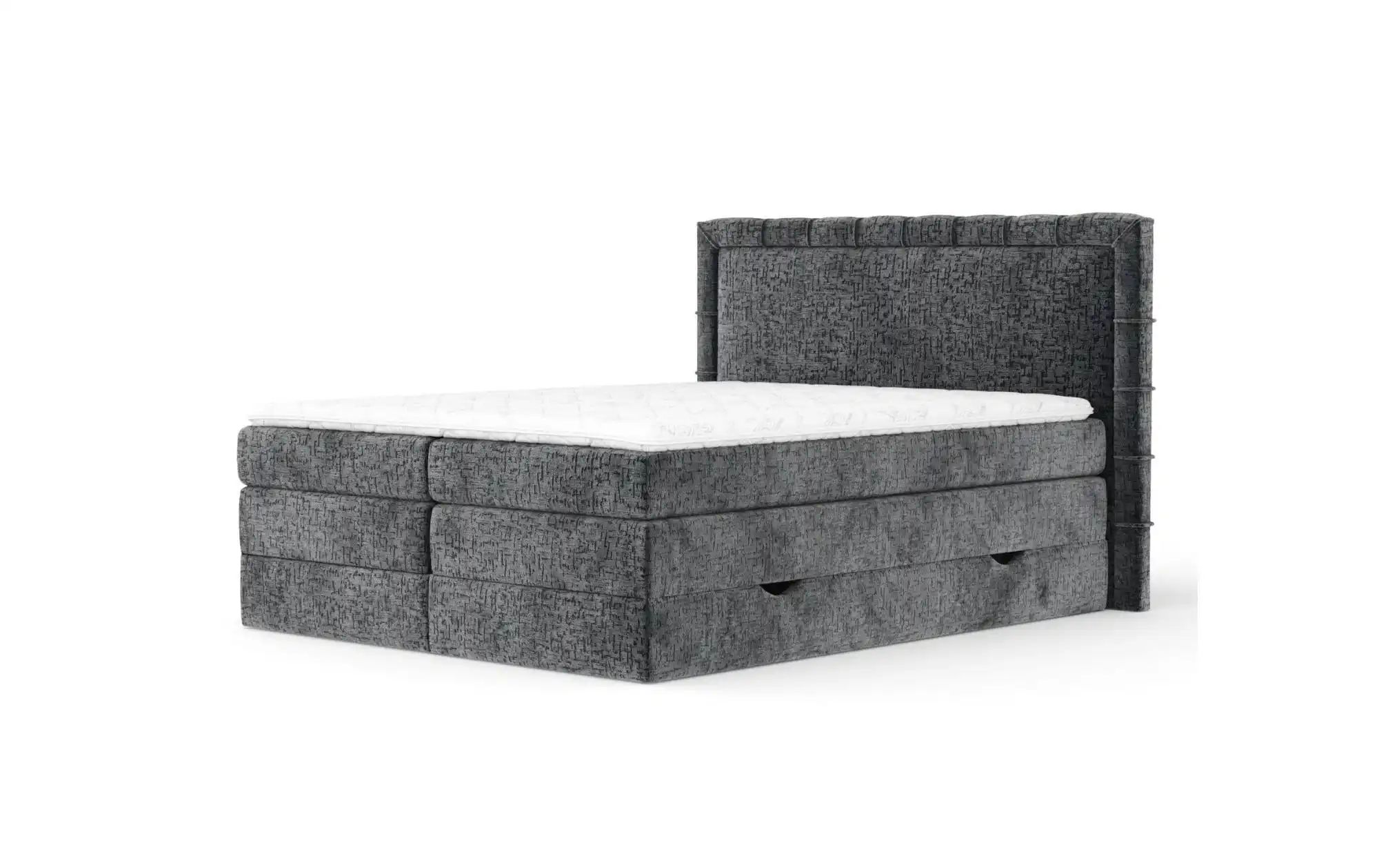 Boxspringbett mit Stauraum   ¦ grau ¦ Maße (cm): B: 207 H: 123 Betten > Kom günstig online kaufen