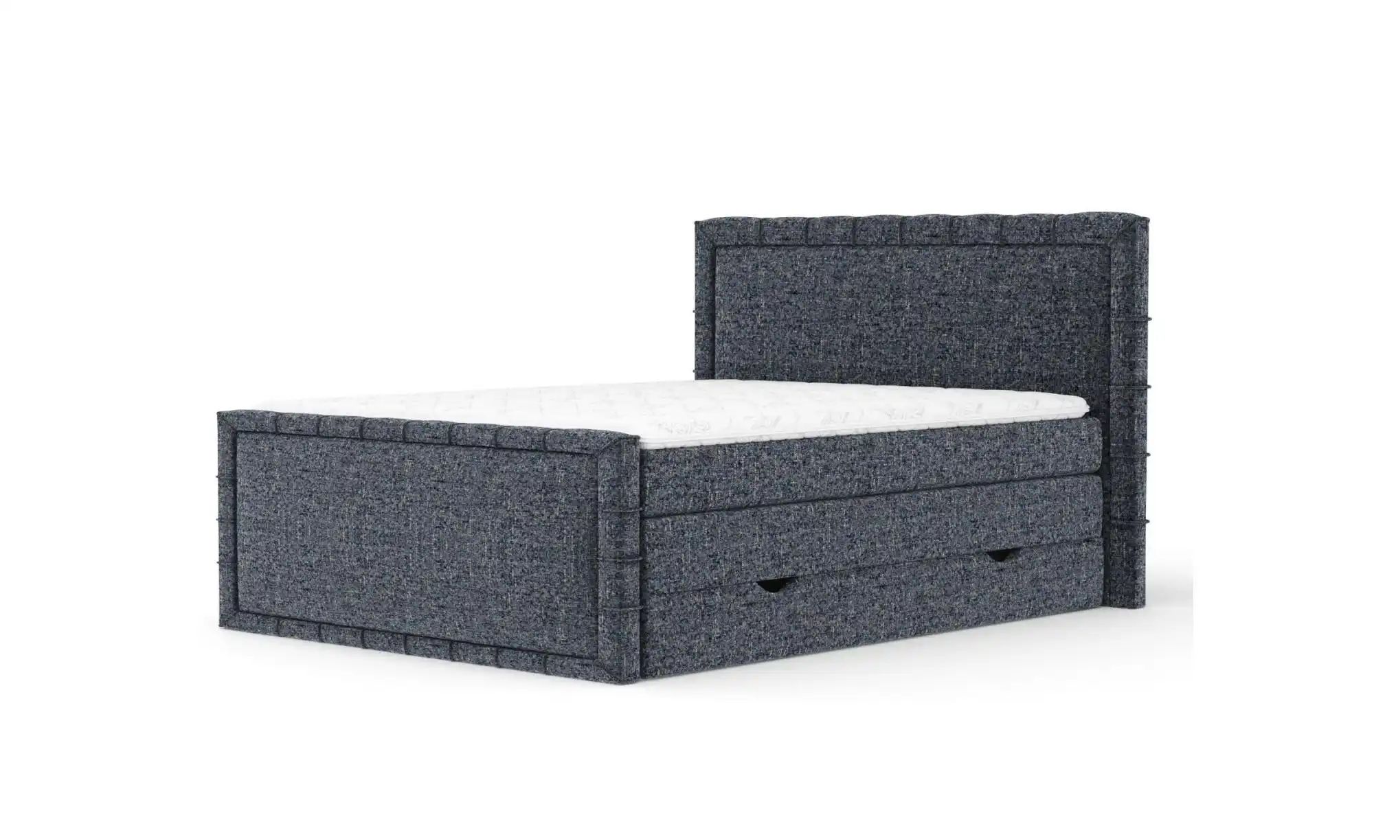 Boxspringbett mit Stauraum   ¦ blau ¦ Maße (cm): B: 167 H: 123 Betten > Kom günstig online kaufen