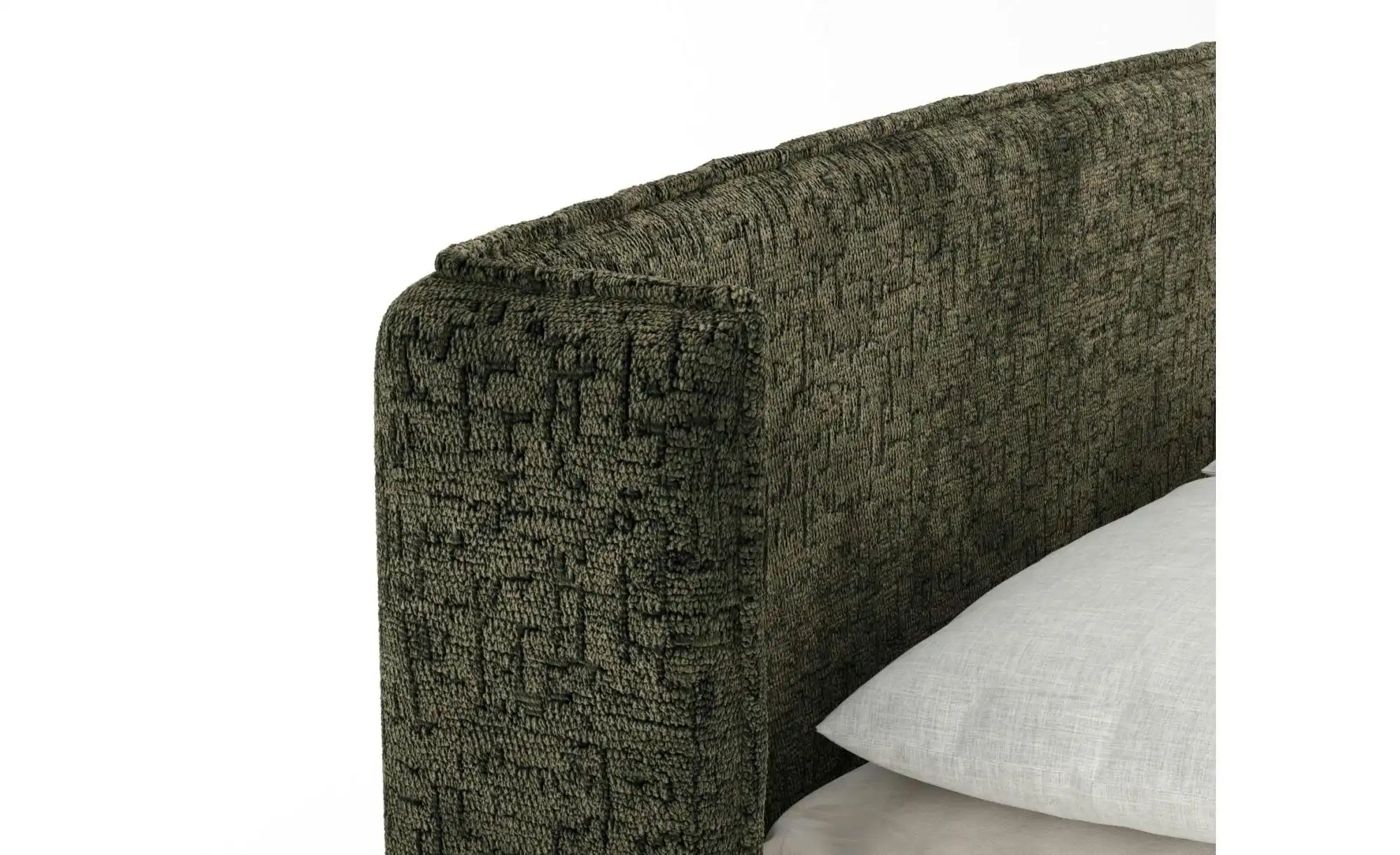 Boxspringbett   ¦ grün ¦ Maße (cm): B: 158 H: 117 Betten > Komfortbetten - günstig online kaufen