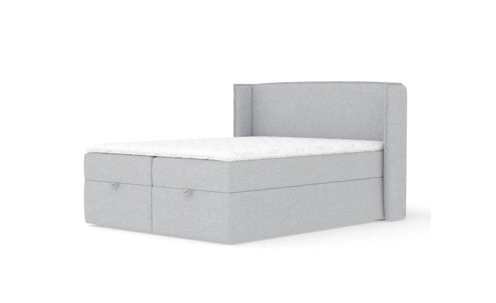 Boxspringbett mit Stauraum   ¦ grau ¦ Maße (cm): B: 198 H: 117 Betten > Kom günstig online kaufen