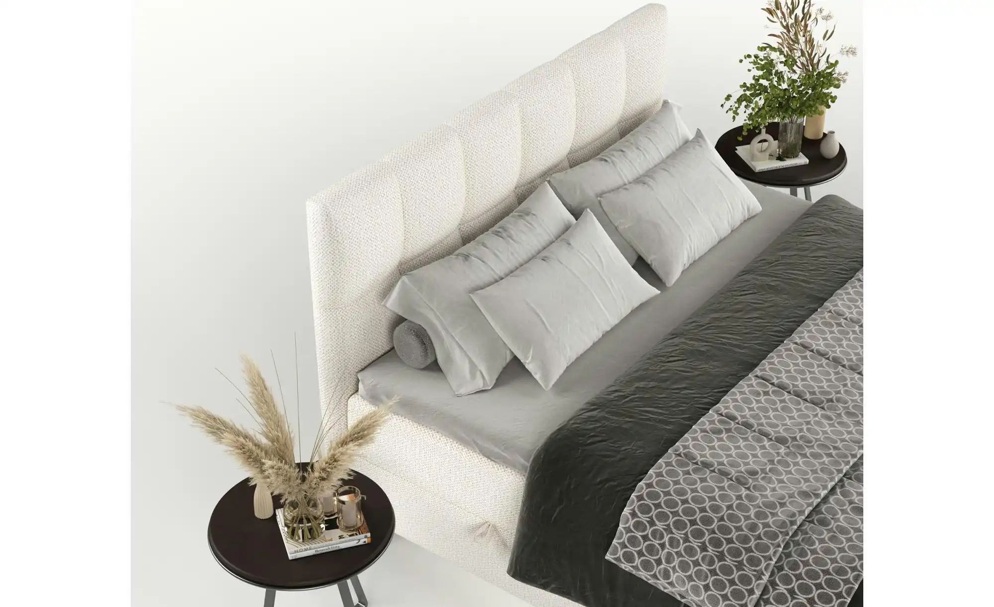 Boxspringbett mit Stauraum   ¦ creme ¦ Maße (cm): B: 142 H: 110 Betten > Ko günstig online kaufen