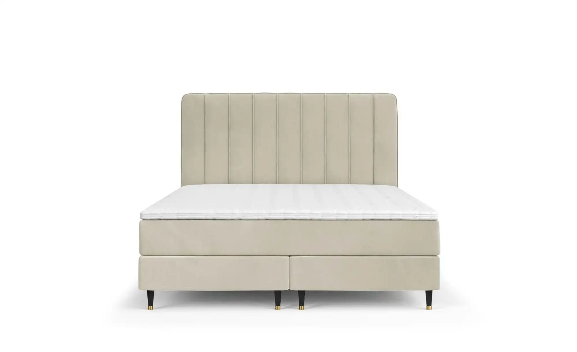 Boxspringbett   ¦ beige ¦ Maße (cm): B: 142 H: 120 Betten > Komfortbetten - günstig online kaufen