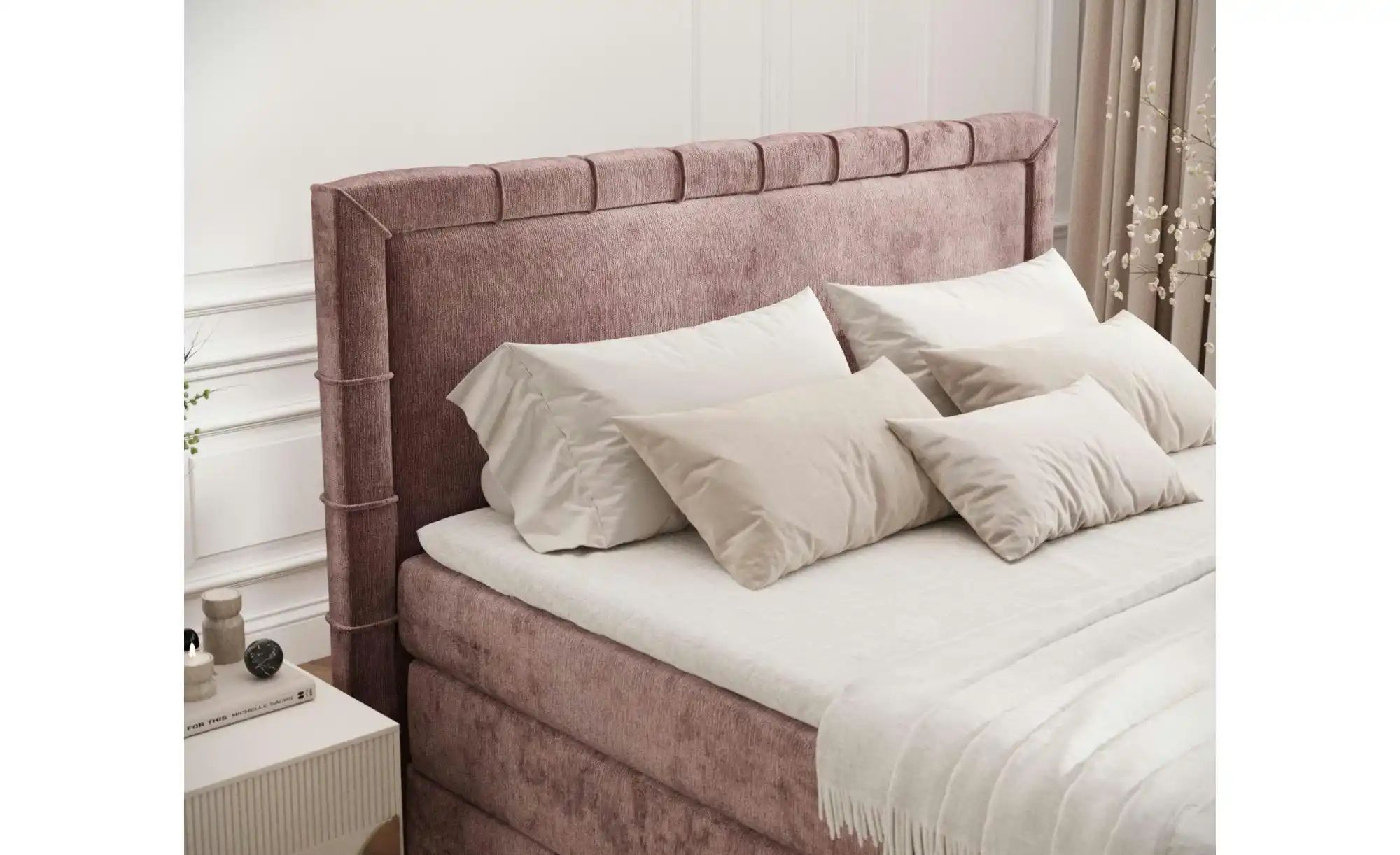 Thumbnail - Boxspringbett mit Stauraum ¦ rosa/pink ¦ Maße (cm): B: 167 H: 123 Betten > Komfortbetten - Höffner