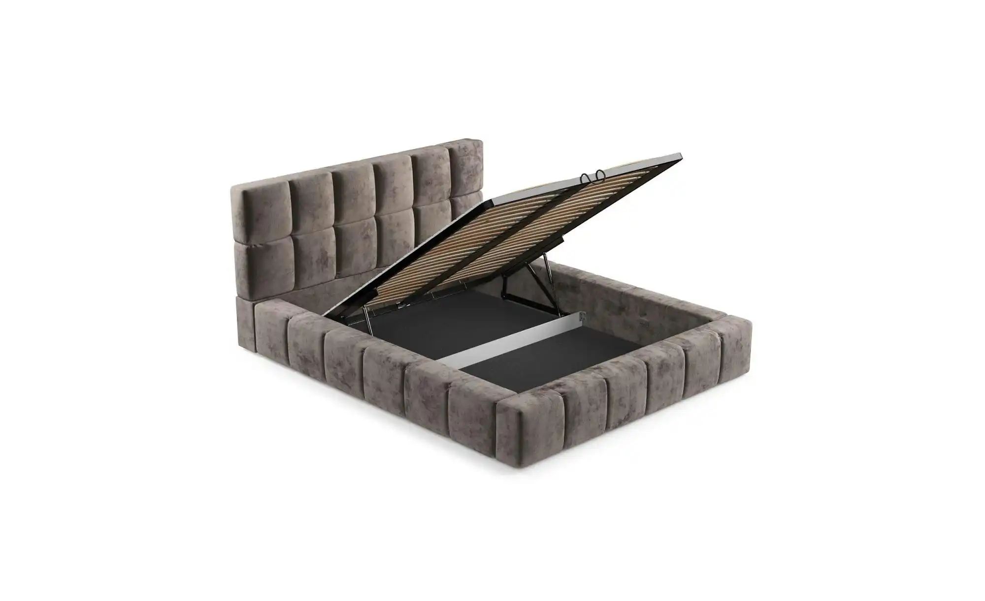 Polsterbett   ¦ braun ¦ Maße (cm): B: 242 H: 117 Betten > Polsterbetten - H günstig online kaufen
