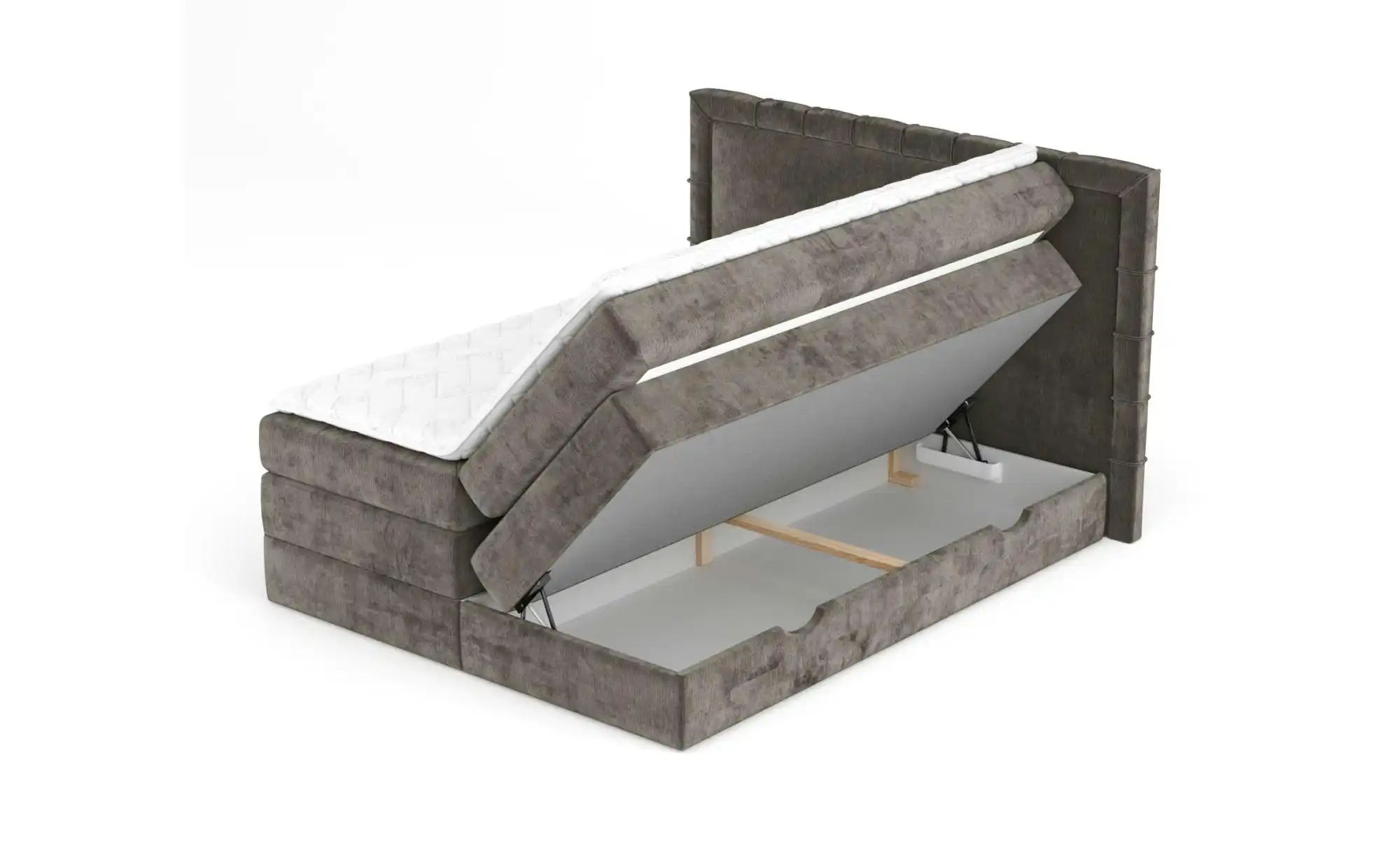 Boxspringbett mit Stauraum   ¦ braun ¦ Maße (cm): B: 227 H: 123 Betten > Ko günstig online kaufen