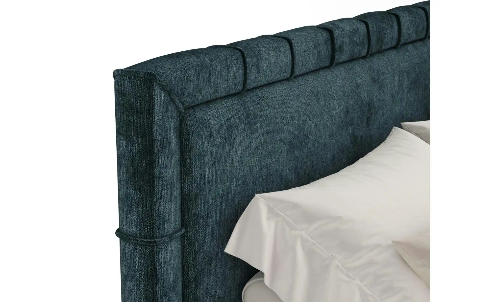 Boxspringbett   ¦ türkis/petrol ¦ Maße (cm): B: 187 H: 123 Betten > Komfort günstig online kaufen
