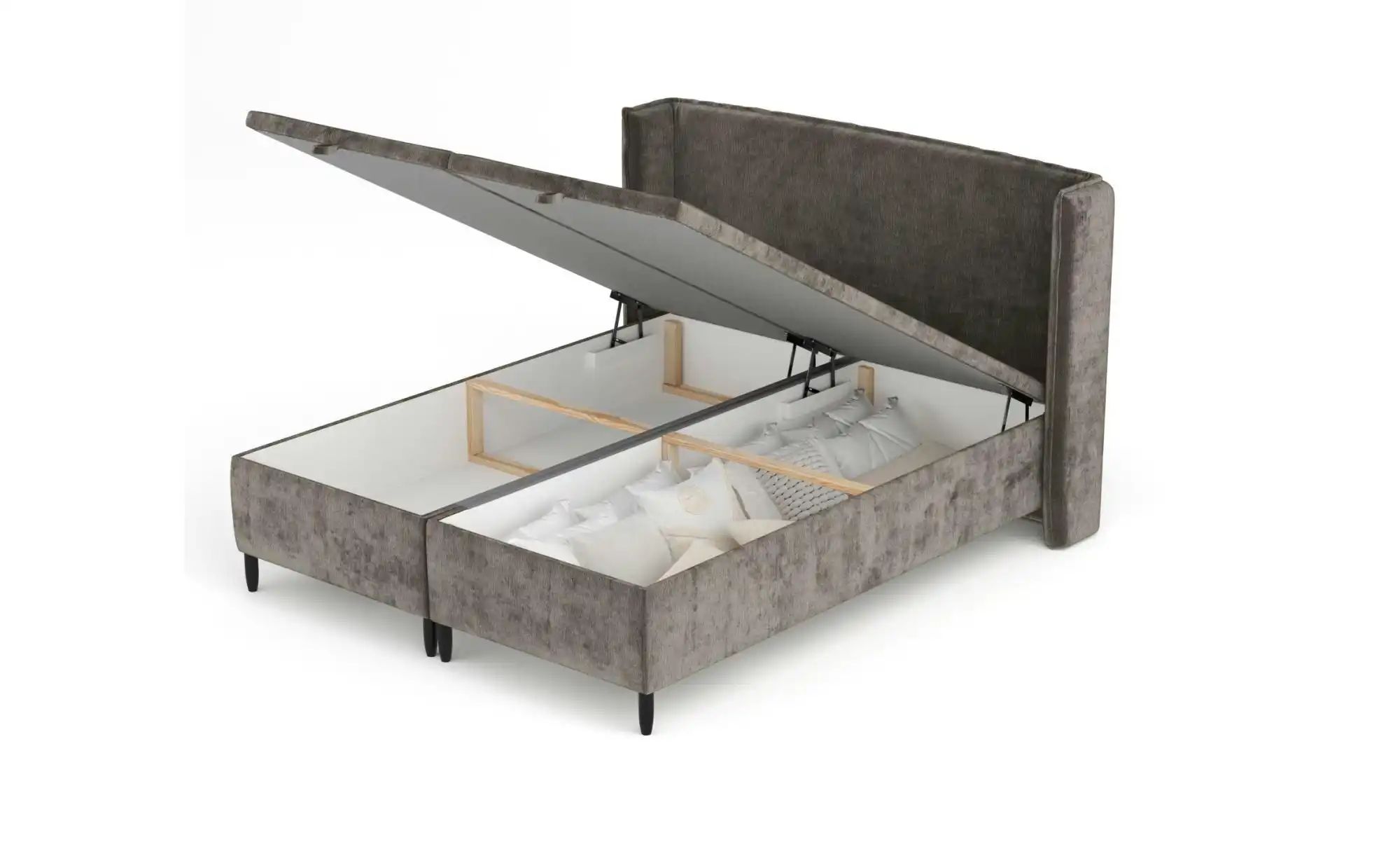 Polsterbett   ¦ braun ¦ Maße (cm): B: 158 H: 117 Betten > Komfortbetten - H günstig online kaufen