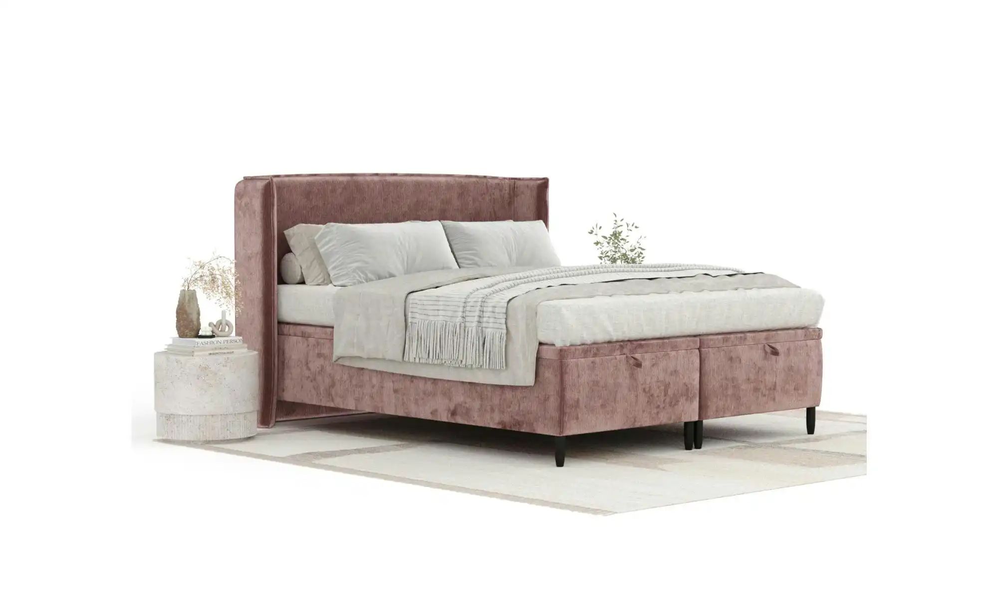 Polsterbett   ¦ rosa/pink ¦ Maße (cm): B: 178 H: 117 Betten > Komfortbetten günstig online kaufen