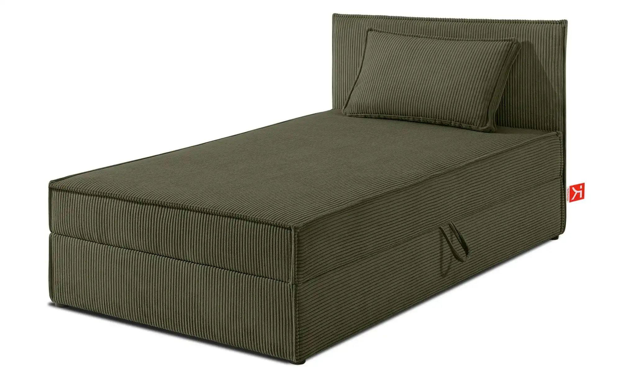 KONSIMO Boxbett mit Stauraum  H2 Roti ¦ grün ¦ Maße (cm): B: 105 H: 89 Bett günstig online kaufen