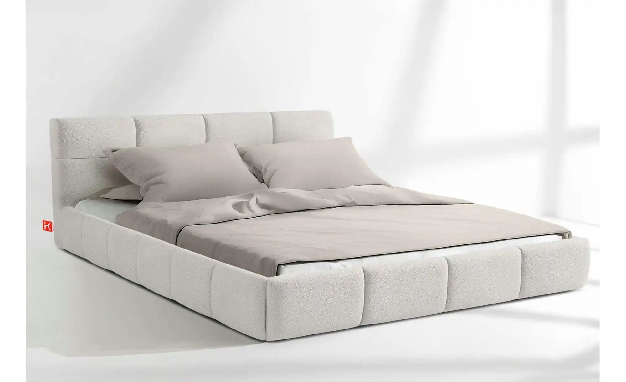 KONSIMO Polsterbett  Altos ¦ weiß ¦ Maße (cm): B: 196 H: 96 Betten > Polste günstig online kaufen