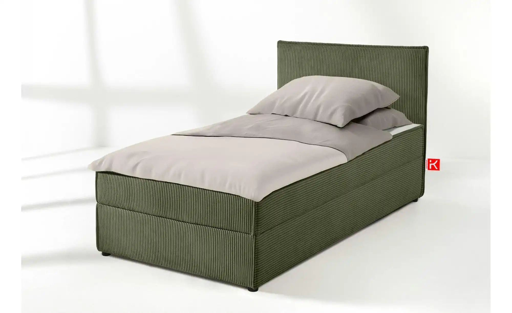 KONSIMO Boxbett mit Stauraum  H2 Roti ¦ grün ¦ Maße (cm): B: 85 H: 89 Bette günstig online kaufen