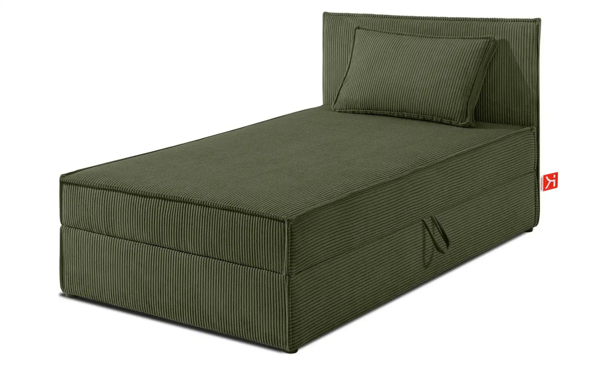 KONSIMO Boxbett mit Stauraum  H2 Roti ¦ grün ¦ Maße (cm): B: 85 H: 89 Bette günstig online kaufen
