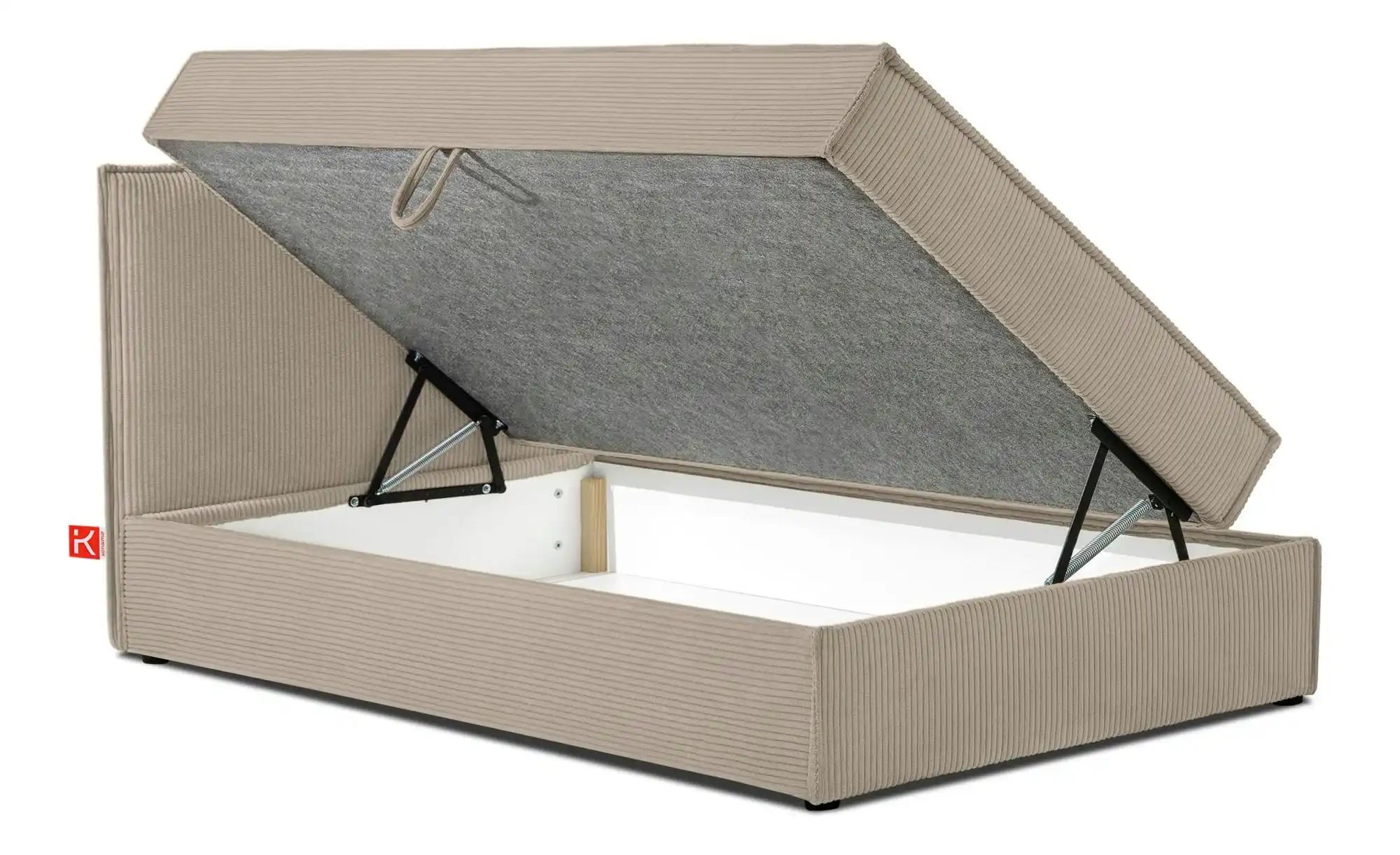 KONSIMO Boxbett mit Stauraum  H2 Roti ¦ beige ¦ Maße (cm): B: 95 H: 89 Bett günstig online kaufen