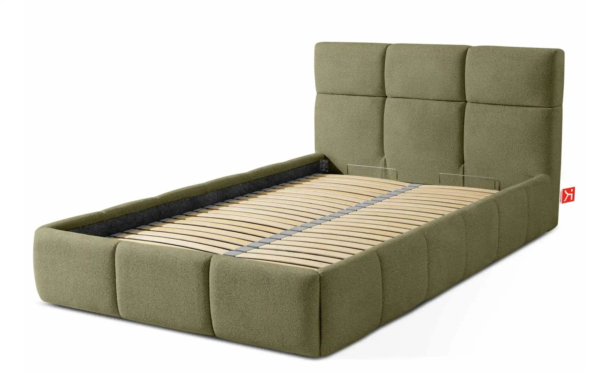 KONSIMO Polsterbett  Altos ¦ grün ¦ Maße (cm): B: 136 H: 96 Betten > Polste günstig online kaufen