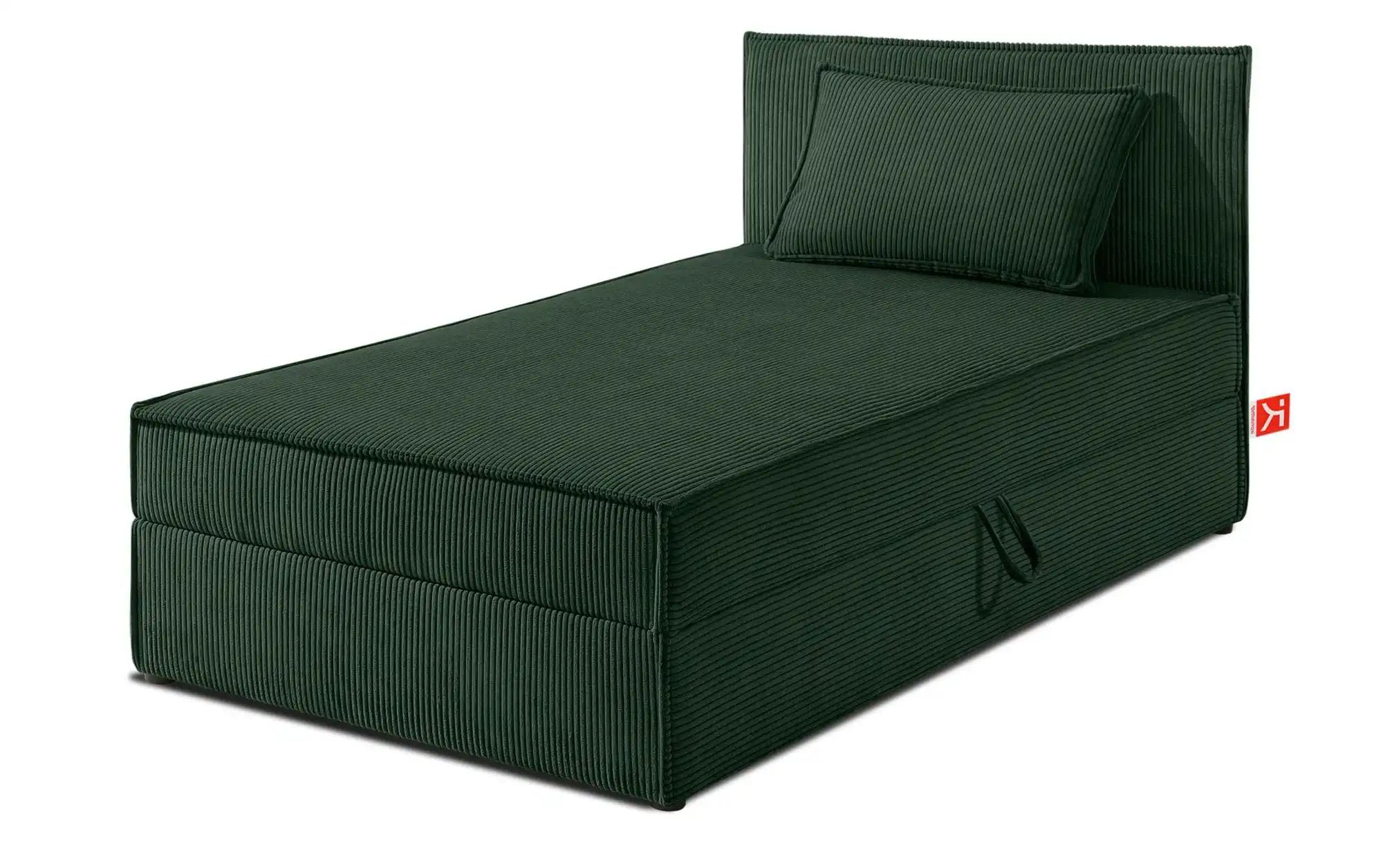 KONSIMO Boxbett mit Stauraum  H2 Roti ¦ grün ¦ Maße (cm): B: 95 H: 89 Bette günstig online kaufen