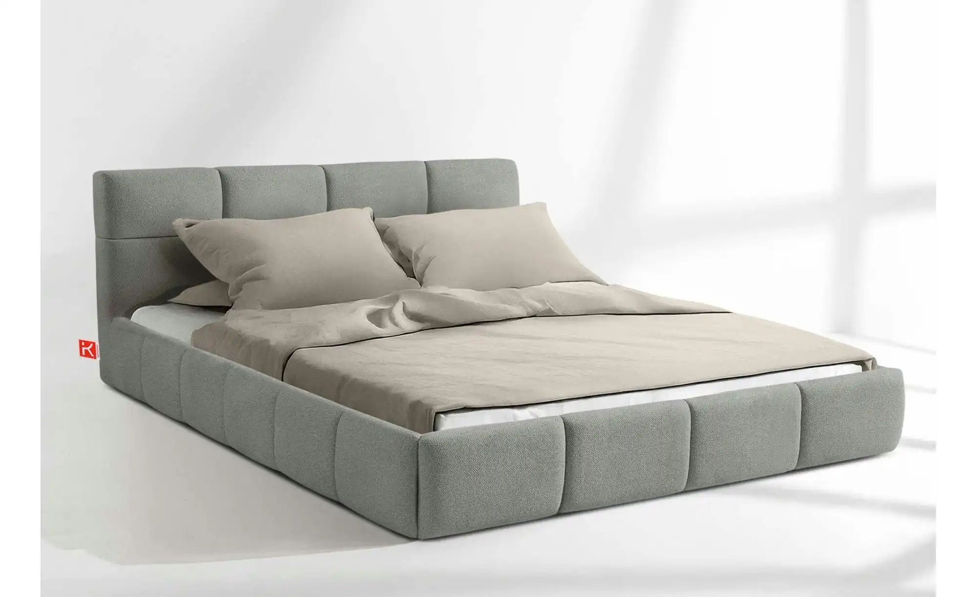 KONSIMO Polsterbett  Altos ¦ grau ¦ Maße (cm): B: 176 H: 96 Betten > Polste günstig online kaufen