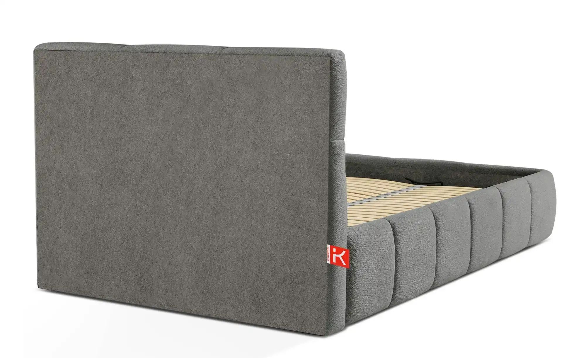 KONSIMO Polsterbett  Altos ¦ grau ¦ Maße (cm): B: 136 H: 96 Betten > Polste günstig online kaufen