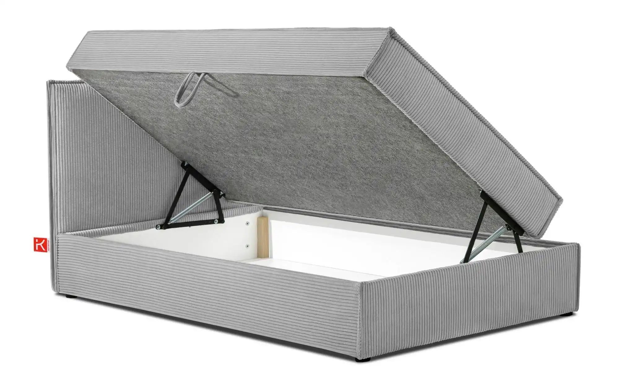 KONSIMO Boxbett mit Stauraum  H2 Roti ¦ grau ¦ Maße (cm): B: 105 H: 89 Bett günstig online kaufen